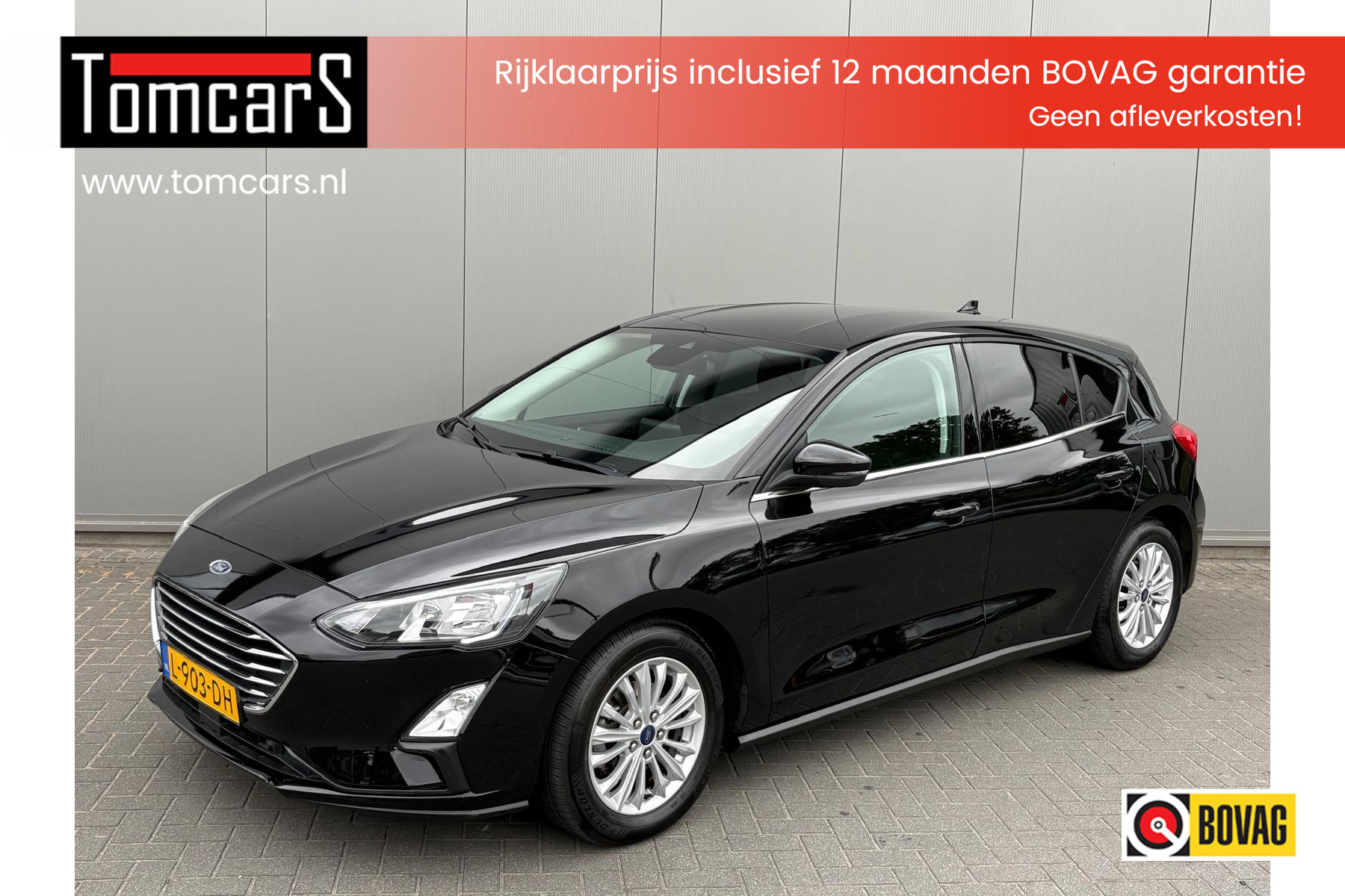 Ford Focus 1.0 EcoBoost Titanium X Business (PARKEERSENSOREN, ACHTERUITRIJCAMERA, CRUISE CONTROL, NAVIGATIE, LANE-ASSIST) 2021 - voorkant