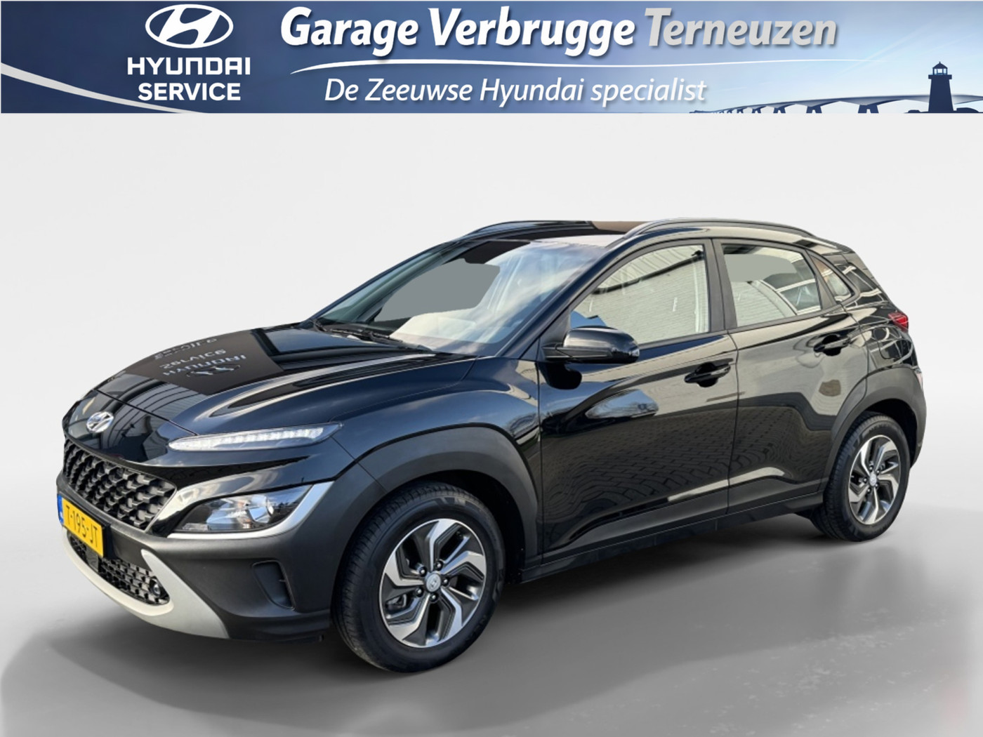Hyundai Kona 1.6 GDI HEV Comfort Smart | Navigatie | Adap.cruise control | Ac 2023 - voorkant