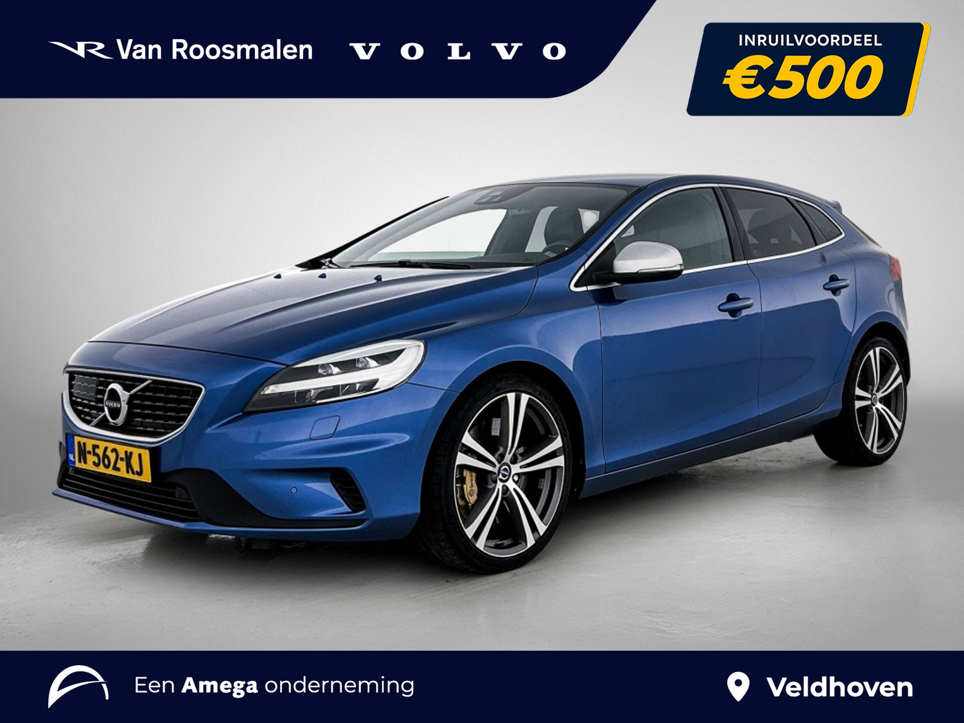 Volvo V40 T5 R-Design | Big Brake kit | Polestar Uitlaat | Adaptive cruise 2017 - voorkant