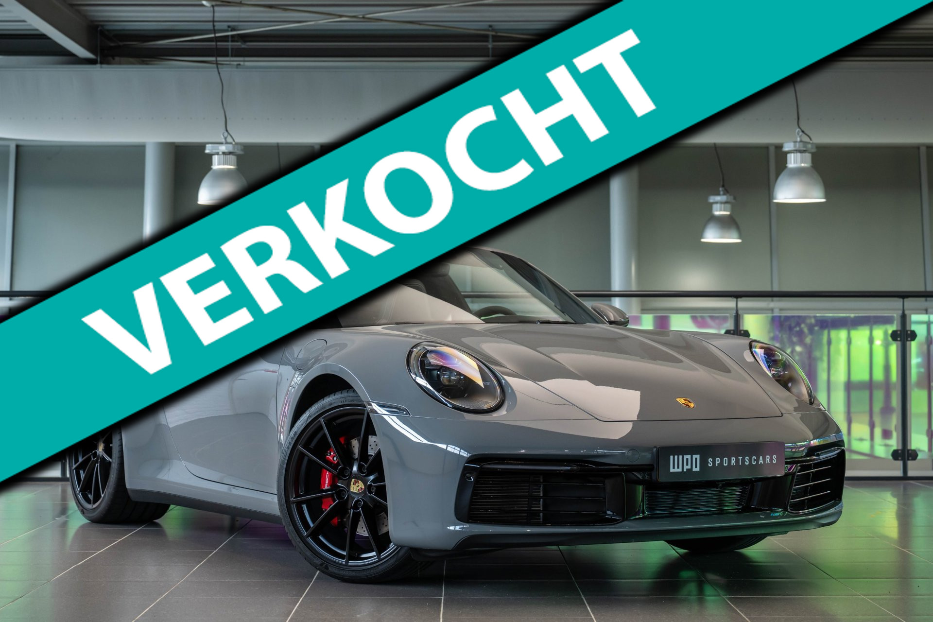Porsche 911 Targa 4s Targa 4S - PTS China Grey 2022 - voorkant