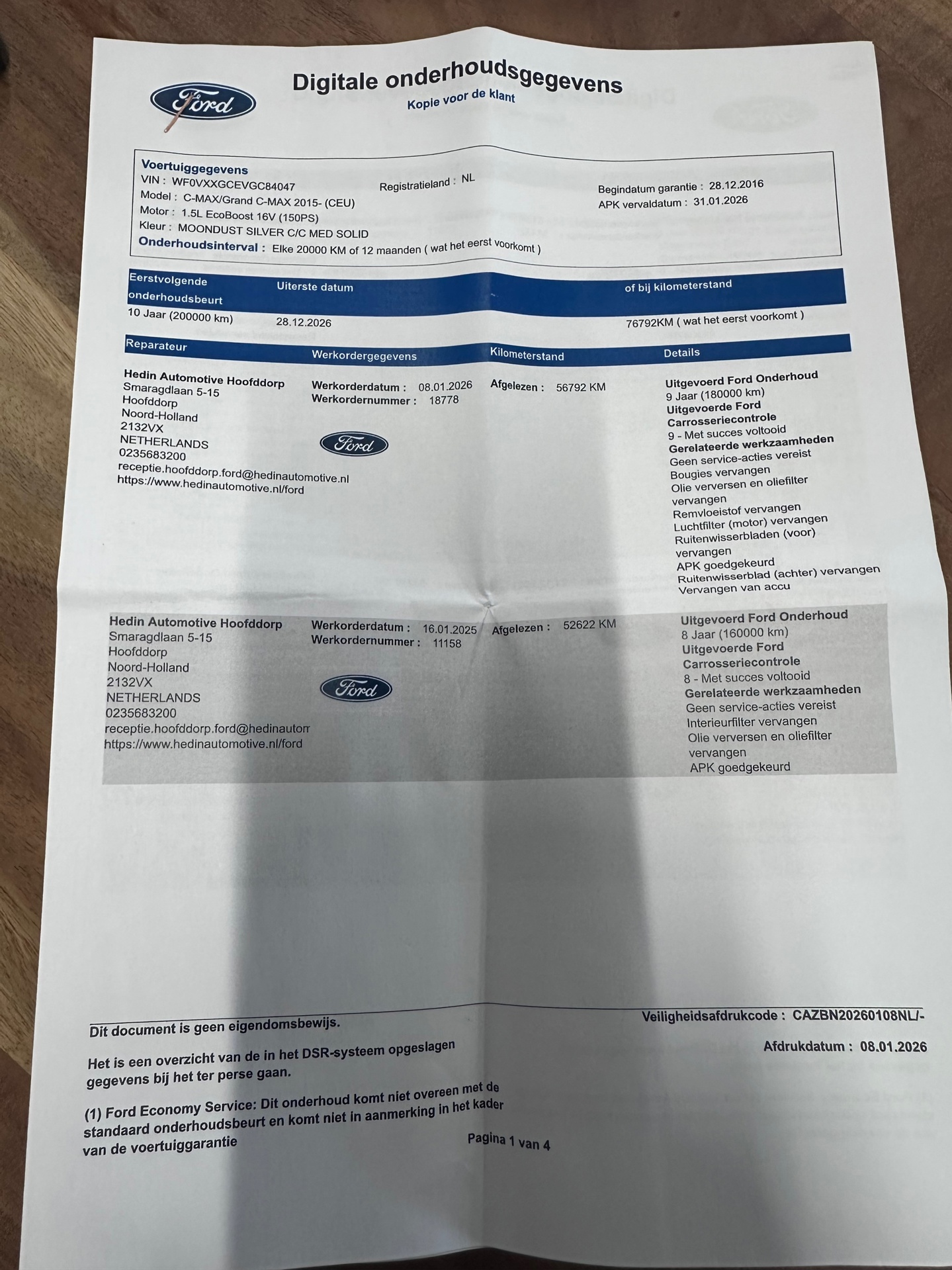 Foto van Ford C-max