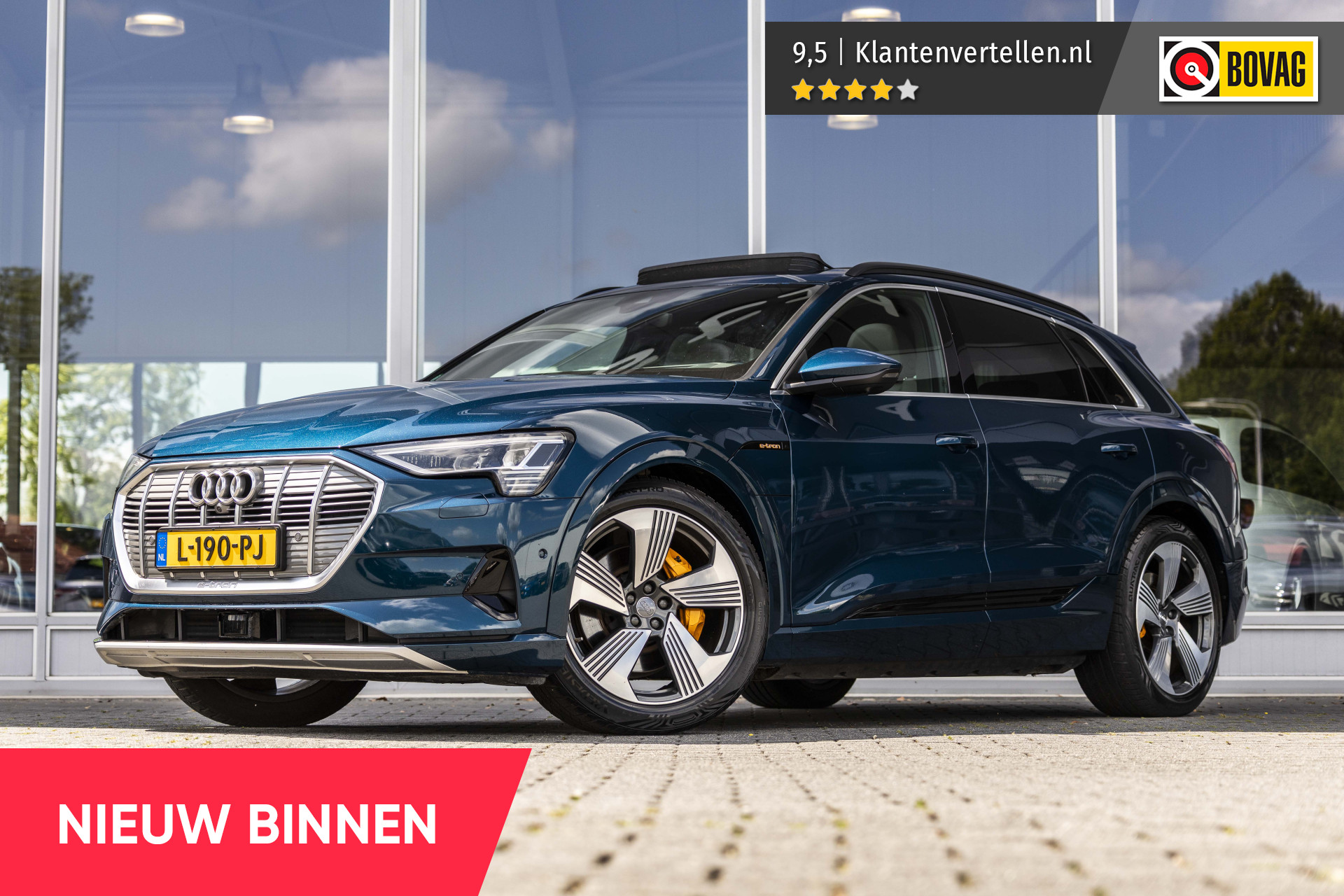 Audi Audi E-tron e-tron 55 quattro advanced Pro Line Plus 95 kWh 2018 - voorkant