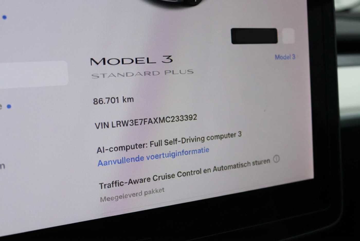 Foto van Tesla Model 3