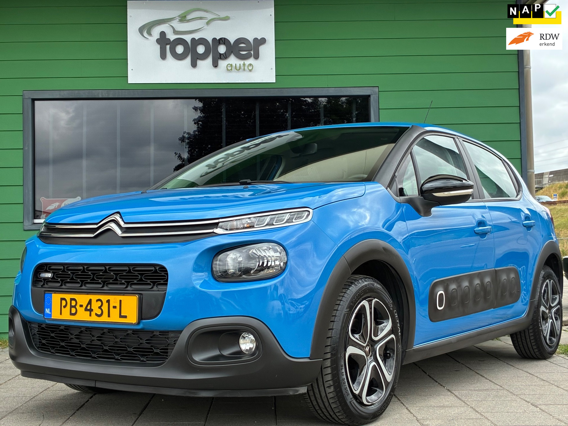Citroen C3 1.2 PureTech Feel|2e Eigenaar|D-riem v.v.|Navigatie|CruiseControl|Climatronic|NAP| 2017 - voorkant