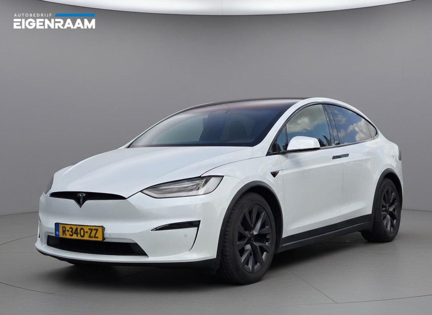 Tesla Model X Plaid 1020pk 6p. | Origineel NL 2023 - voorkant
