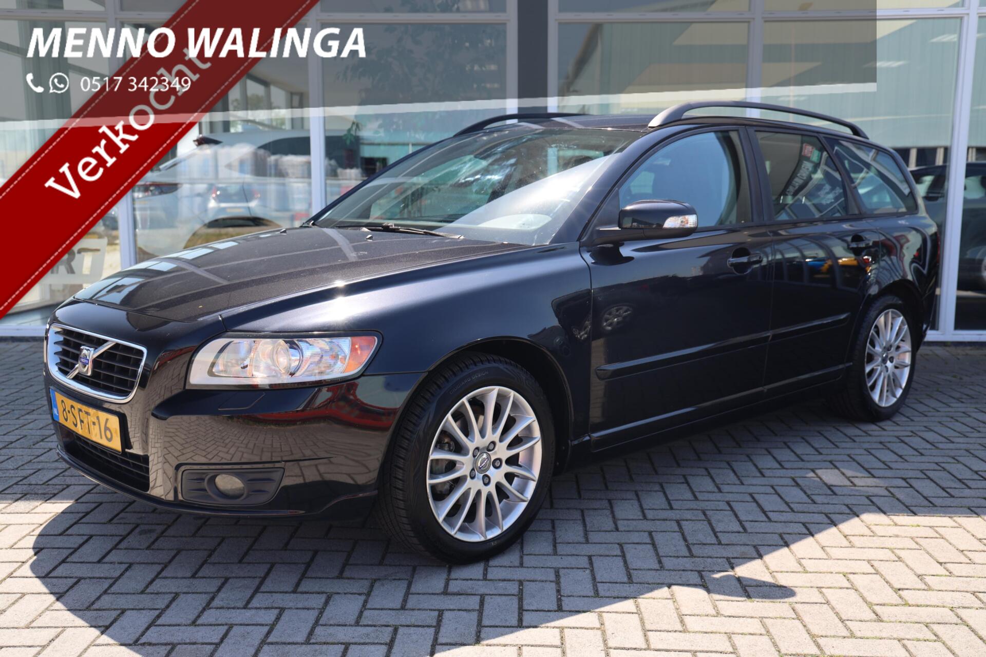 Volvo V50 1.8|Cruise control|Trekhaak|PDC|Leder| 2008 - voorkant