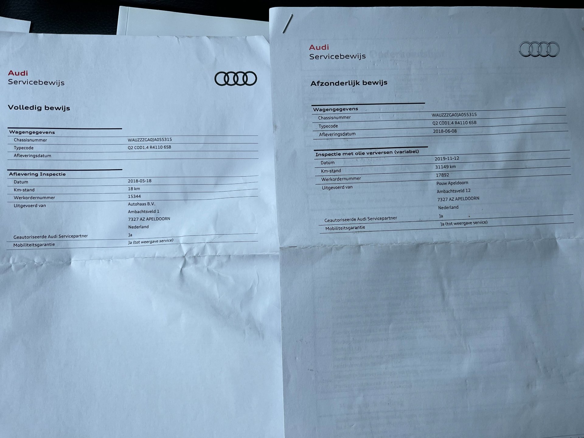 Foto van Audi Q2