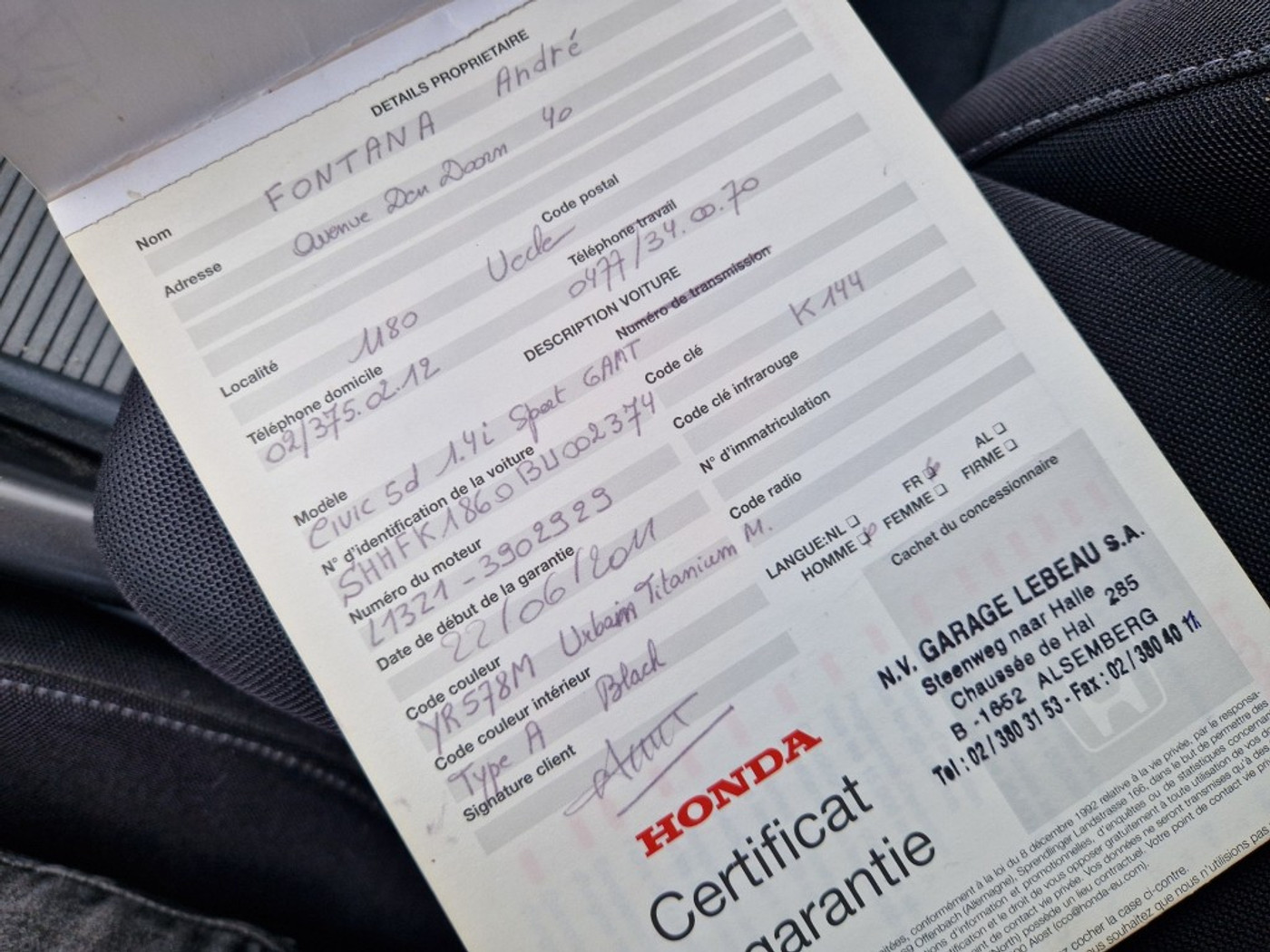 Foto van Honda Civic 5dr