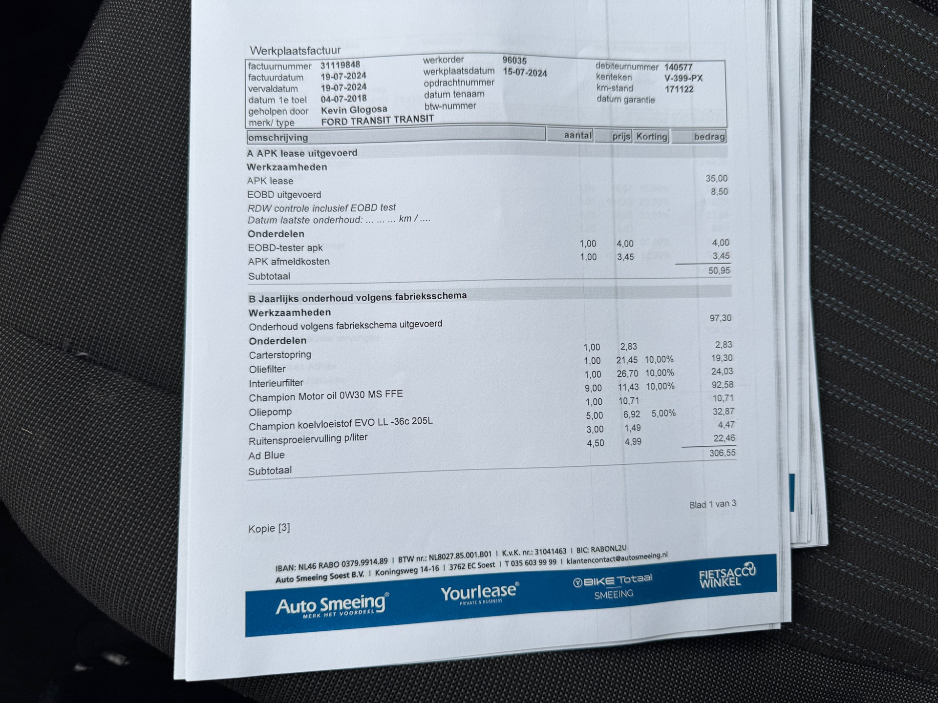 Foto van Ford Transit
