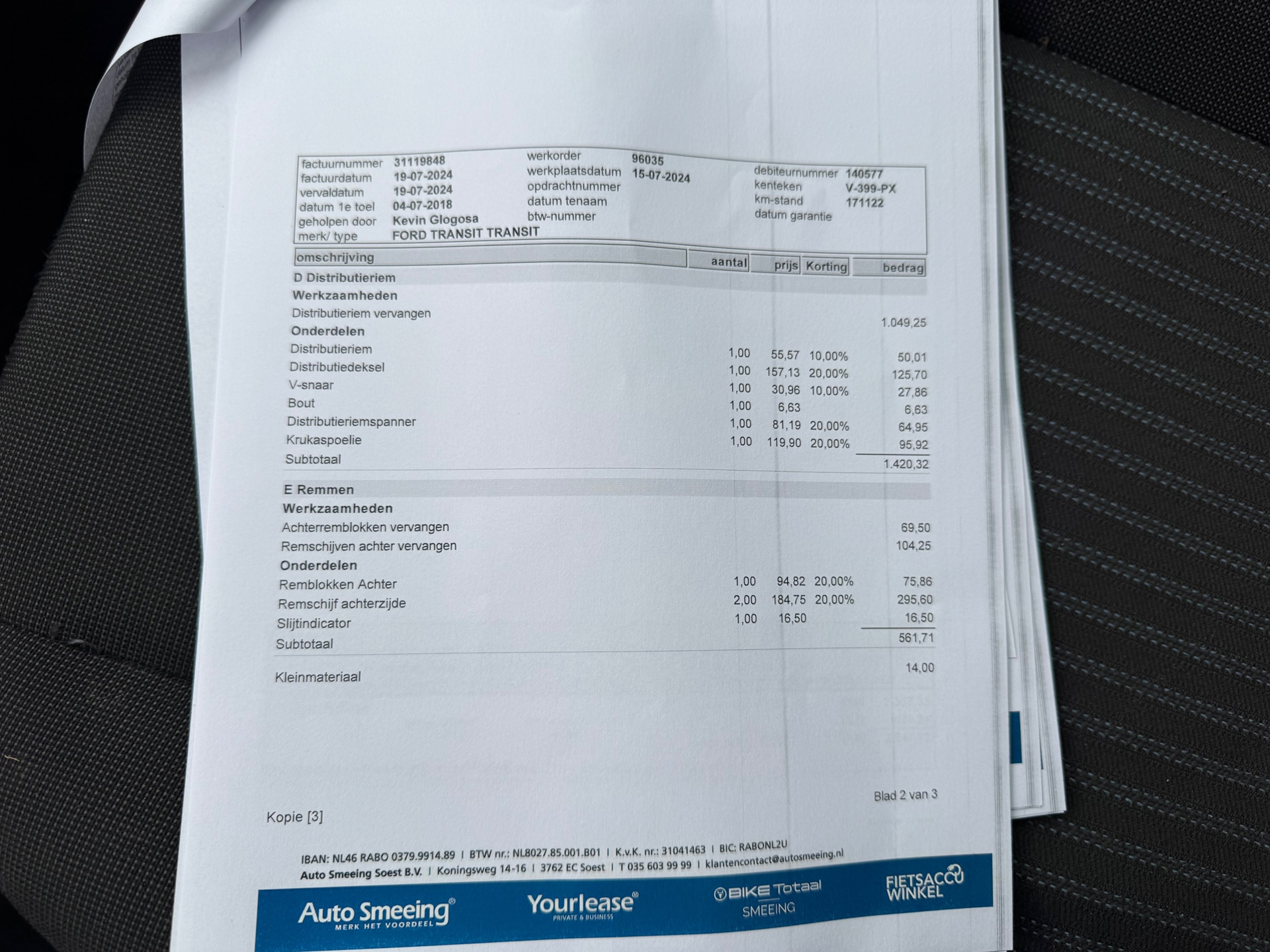 Foto van Ford Transit