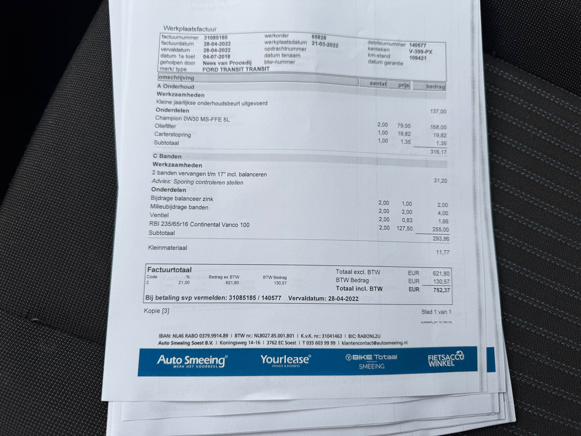 Foto van Ford Transit