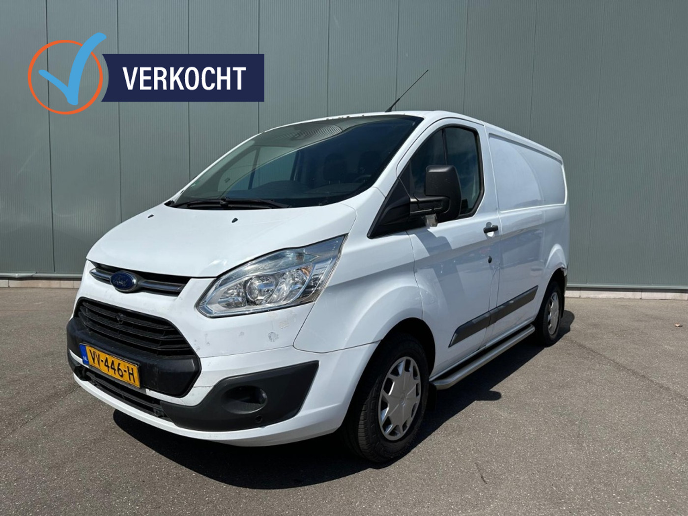 Ford Transit Custom 270 2.2 TDCI L1H1 Tr 3 ZITS | AIRCO | CAMERA | TREKHAAK ! 2016 - voorkant