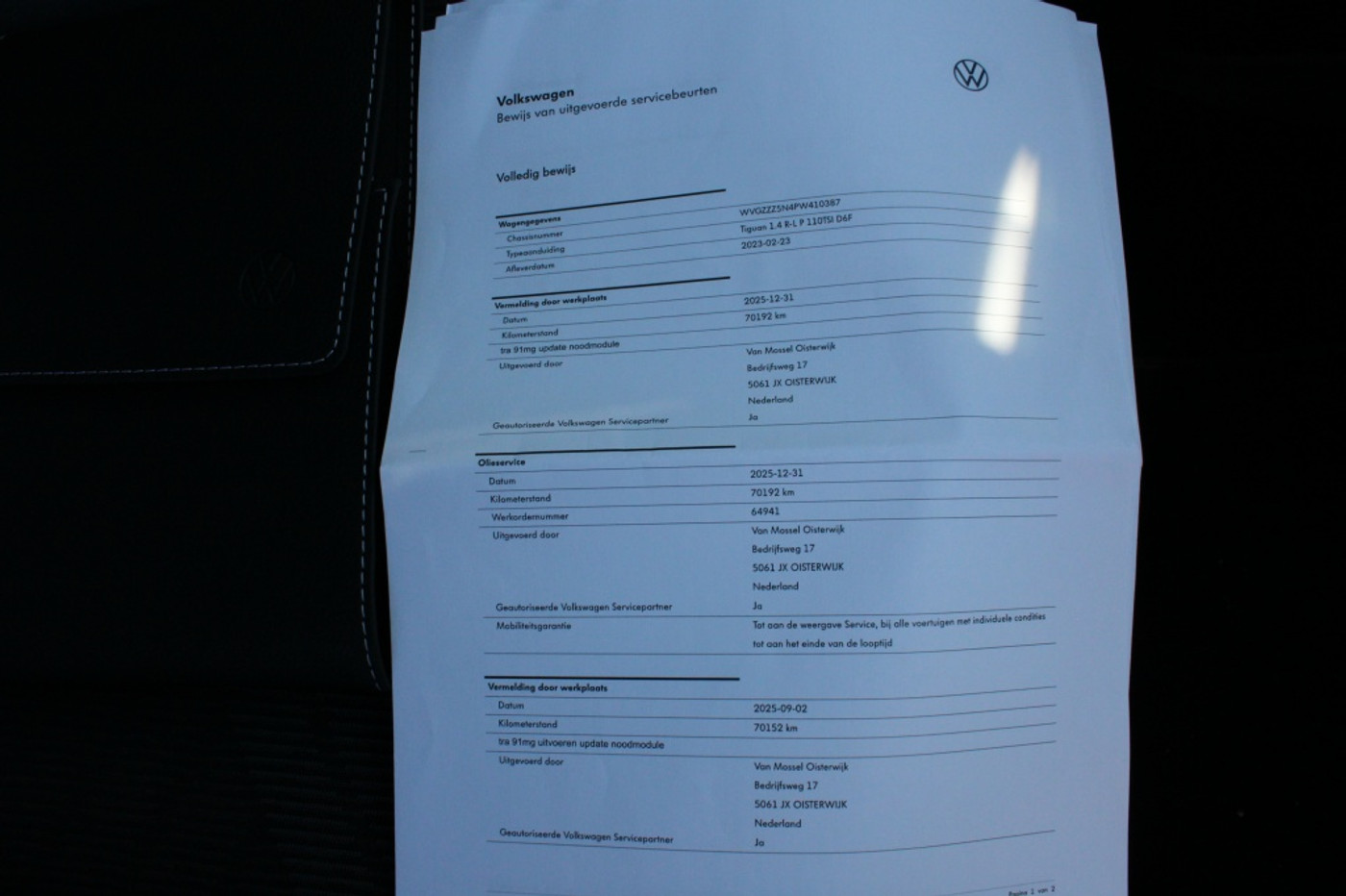 Foto van Volkswagen Tiguan