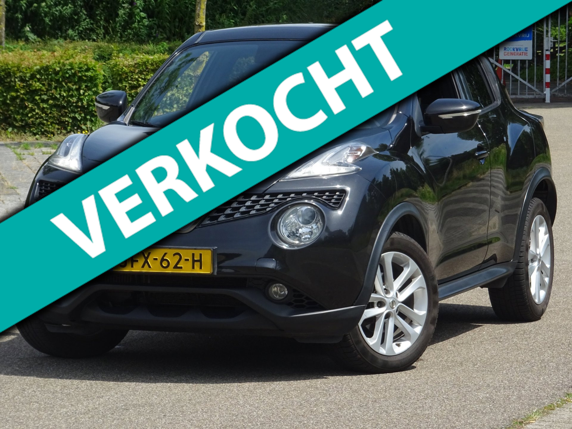 Nissan Nissan Juke 1.2 DIG-T S/S Connect Edition 82DKM NAVI/CAMERA 2014 - voorkant