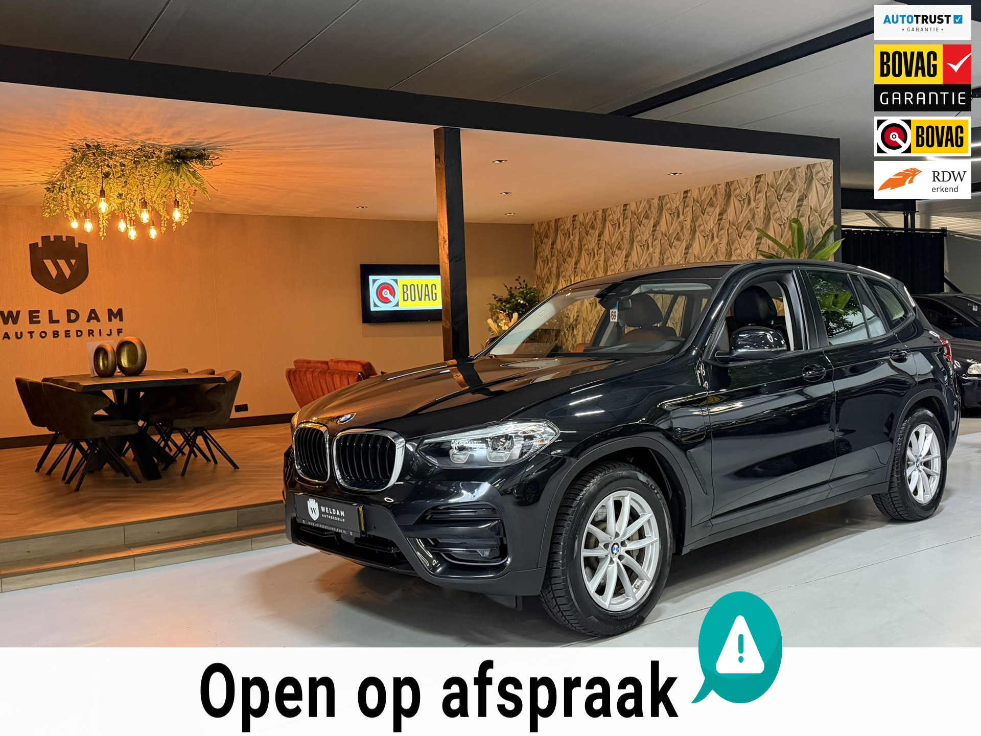 BMW X3 Xdrive30e XDrive30e High Executive|HUD|Leder|Virtueel|Elektr. Trekhaak|Navi|Dodehoek|Garantie|Rijklaar 2021 - voorkant