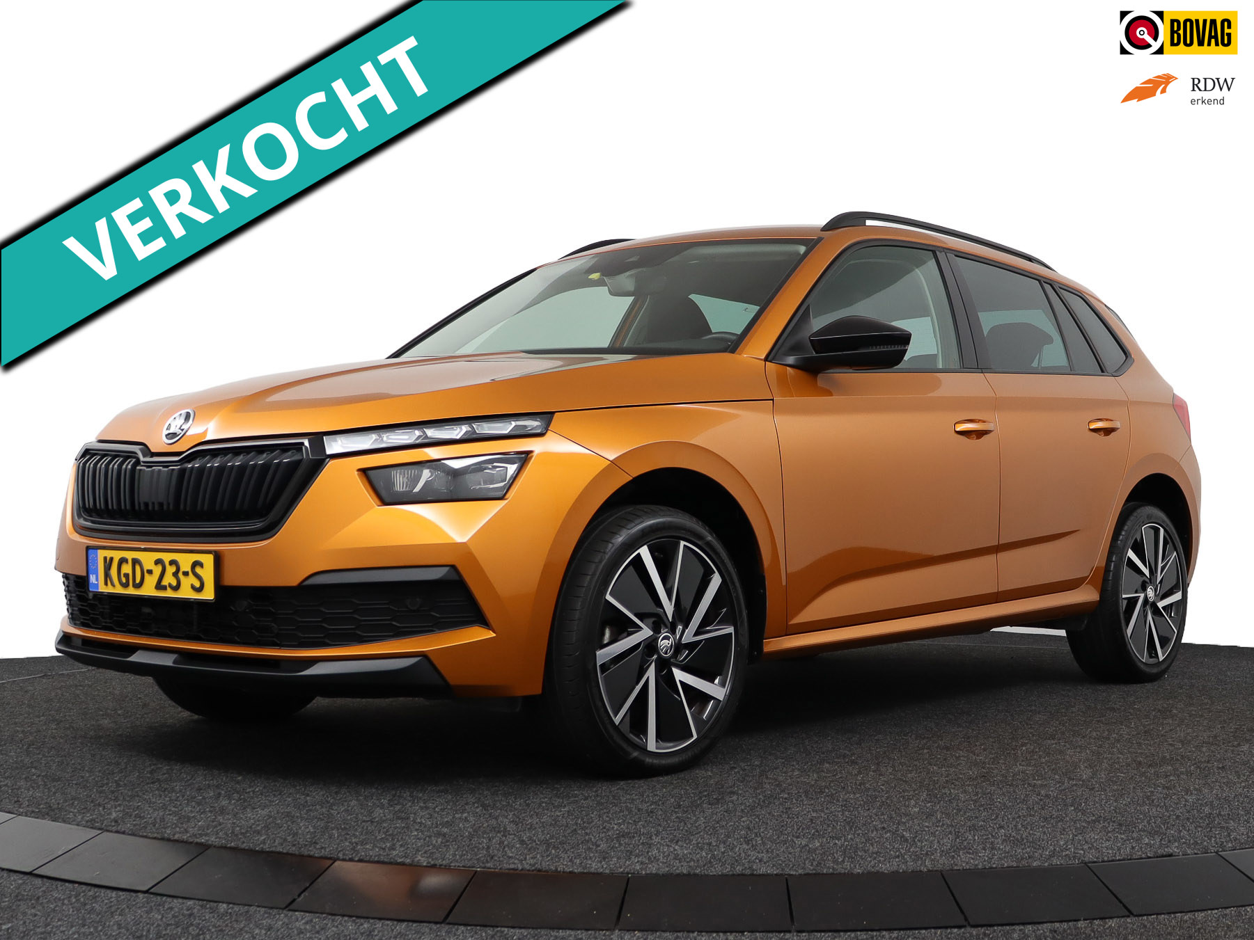 Skoda Kamiq 1.0 TSI 110pk Bus.Ed. Camera/Ecc/Carplay/18inch/VC 2023 - voorkant