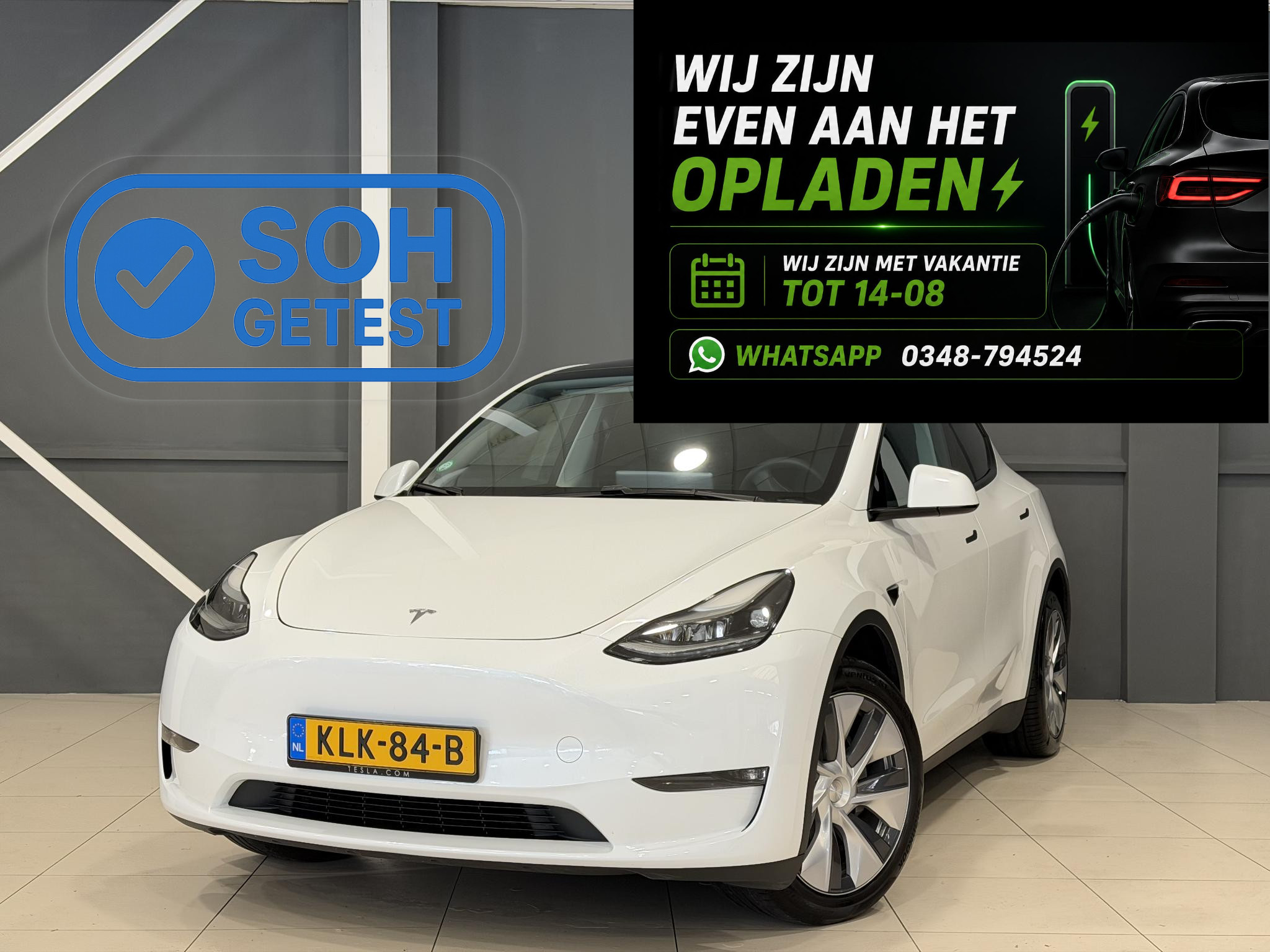 Tesla Model Y Long Range AWD 75 kWh 2023 - voorkant