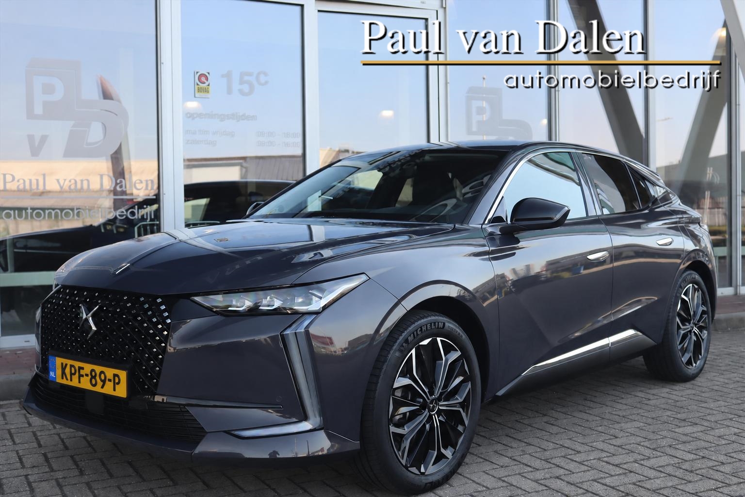 DS DS 4 1.6 E-Tense 225PK AUTOMAAT PALLAS Navi | Head Up | Memory | Matrix Led | Camera | Keyless | Adapt.Cruise | 19 Inch Lm | 2025 - voorkant