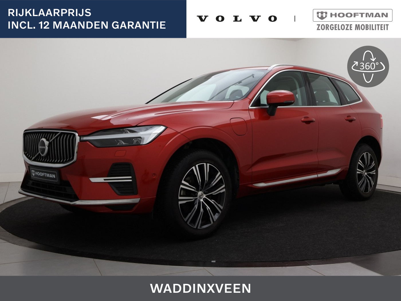Volvo Xc60 T6 PLUG-IN HYBRID LONG RANGE INSCRIPTION SCHUIFDAK 360GR CAM STANDKACHEL 2022 - voorkant