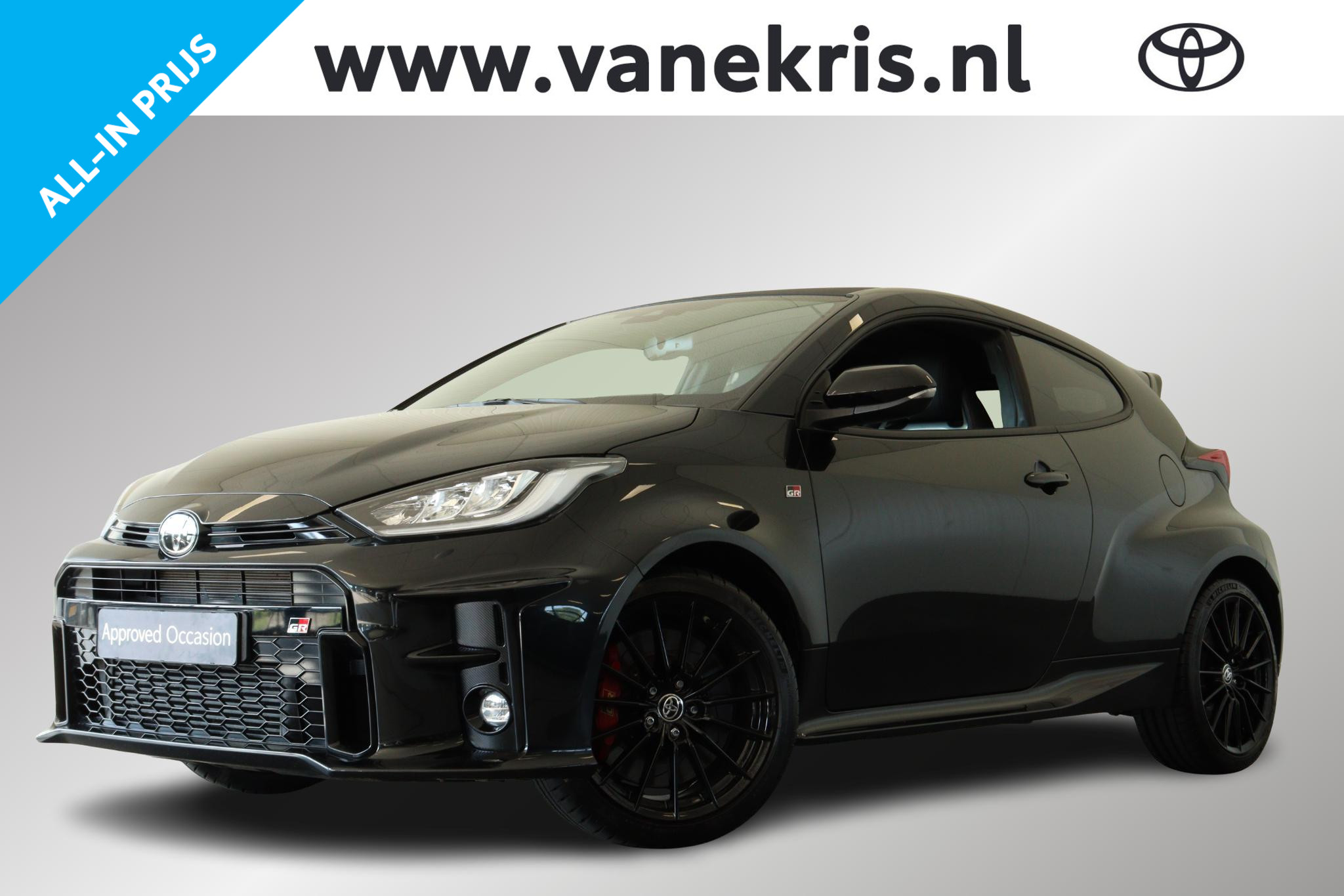 Toyota Yaris 1.6 GR Performance, Lage Km, Stuurverwarming 2023 - voorkant