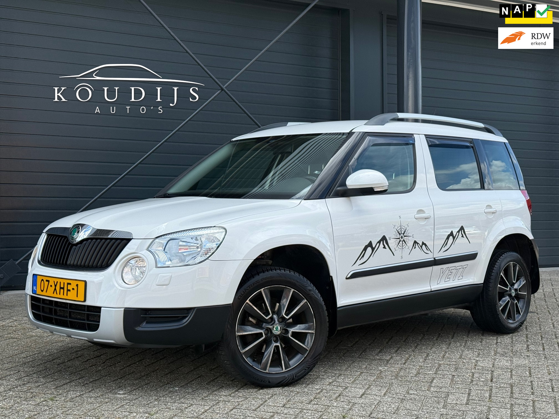 Skoda Yeti 1.2 TSI Ambition Arctic, Cruise control, PDC, Volledig onderhouden, Allseason banden 2012 - voorkant