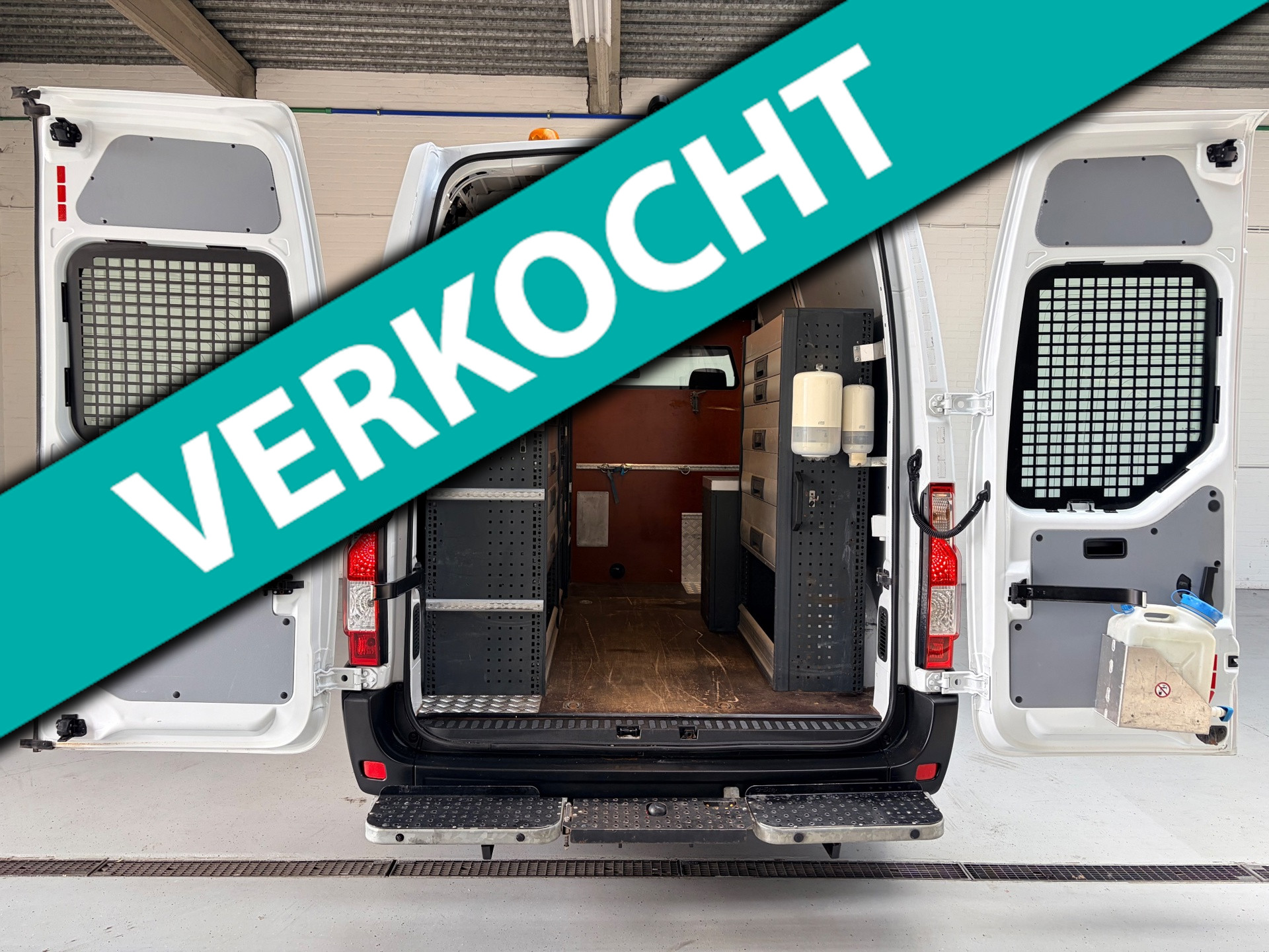 Opel Movano SERVICEWAGEN AUTOMAAT 2.3 CDTI BiTurbo 170pk euro6 L2H2 V230 OMVORMER BOTT INRICHTING STANDKACHEL AIRCO RIJKLAARPRIJS 2018 - voorkant
