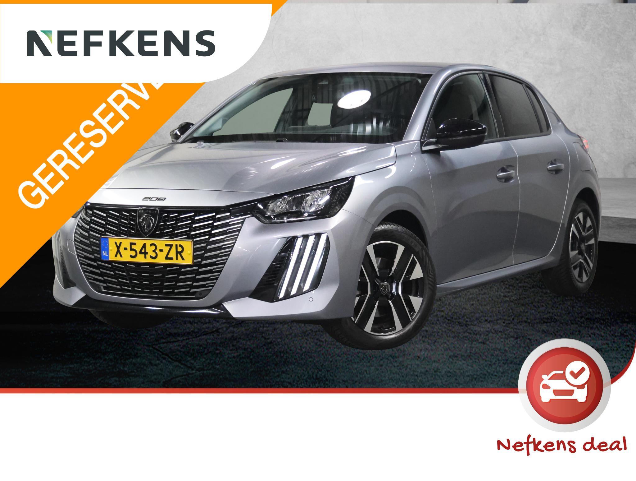 Peugeot 208 Allure 100PK 2024 - voorkant