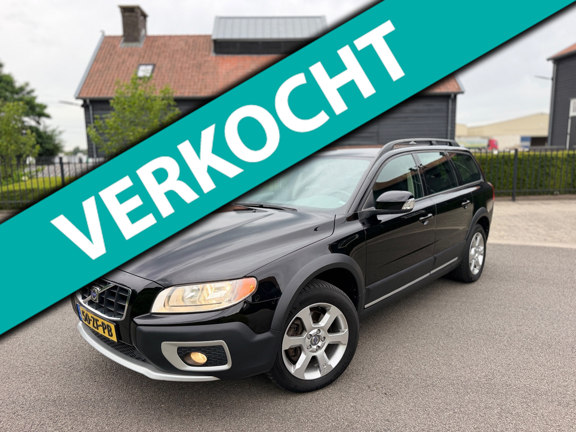 Volvo Xc70 3.2 AWD KINETIC AUTOMAAT LEER NAVIGATIE TREKHAAK 2008 - voorkant