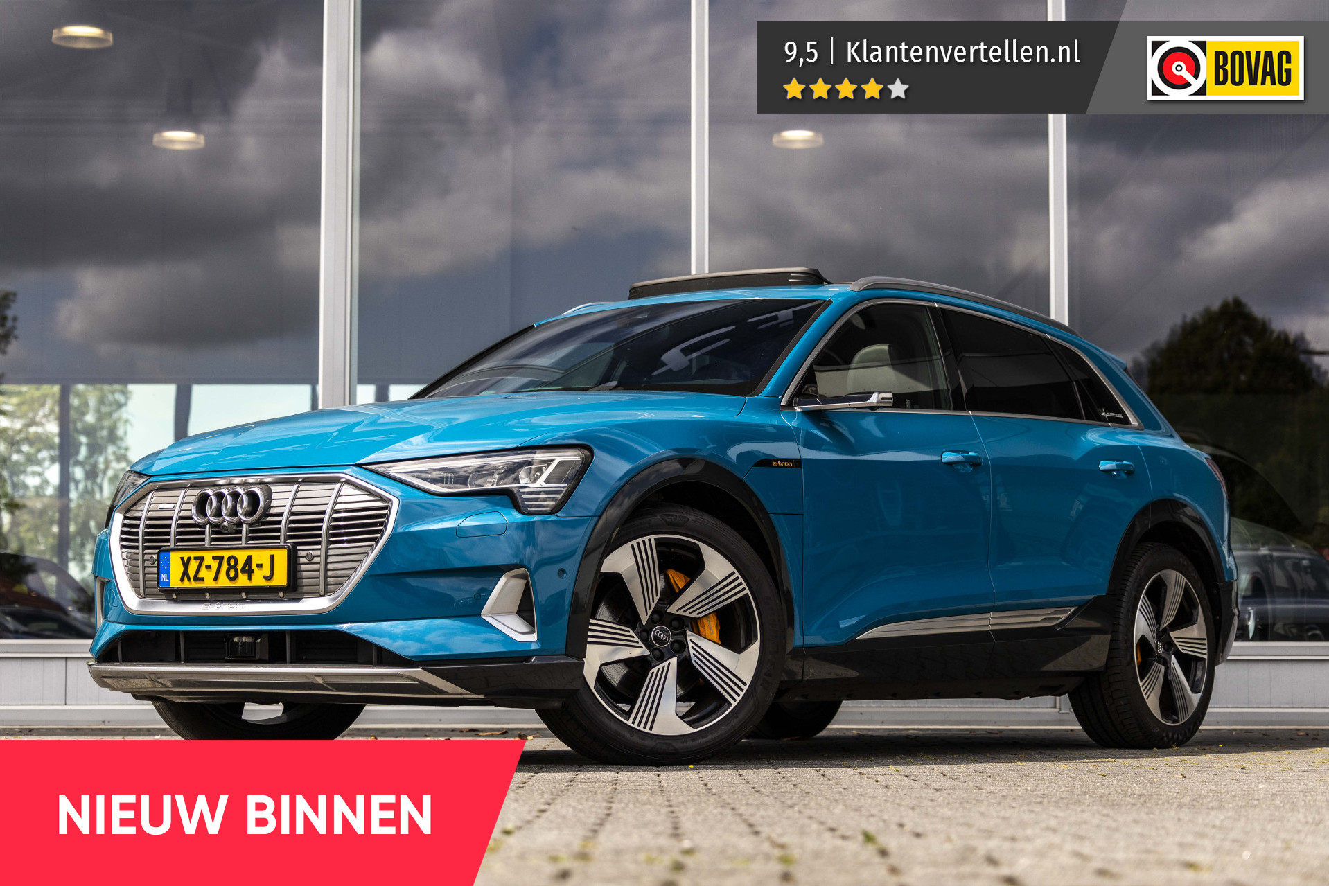 Audi Audi E-tron e-tron 55 quattro advanced 95 kWh 2019 - voorkant