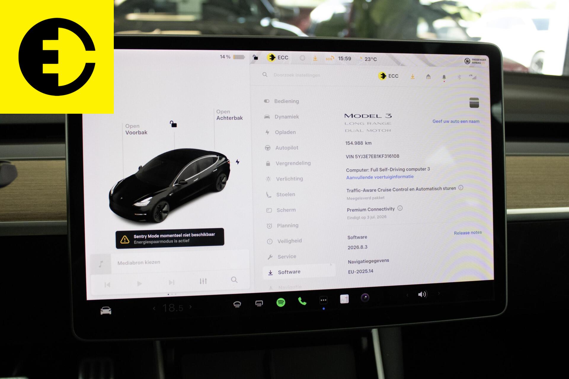 Foto van Tesla Model 3