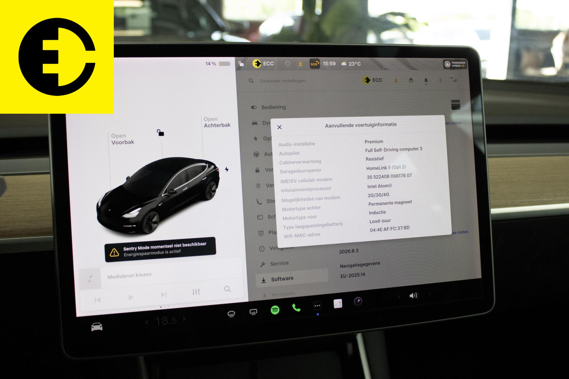 Foto van Tesla Model 3