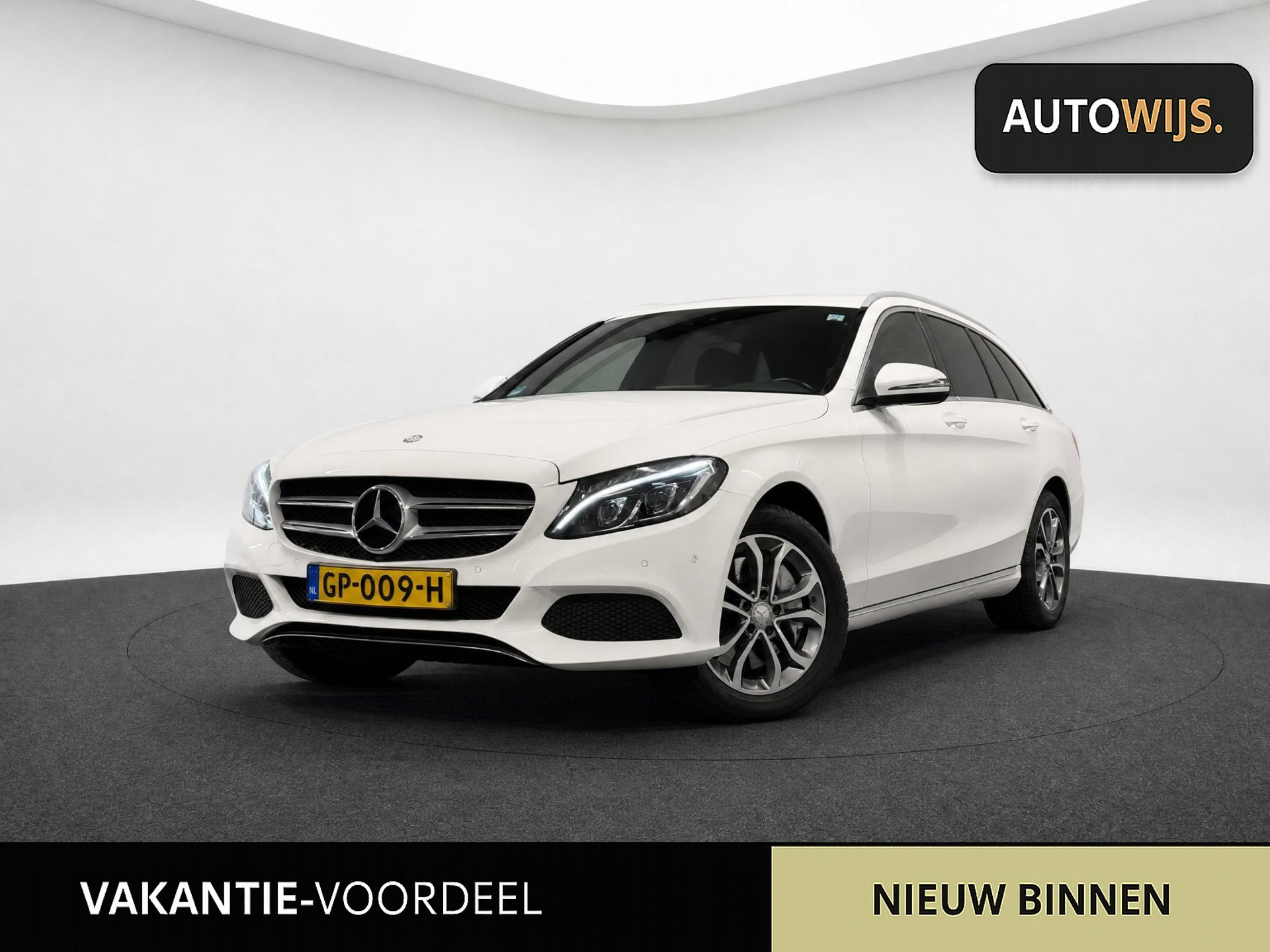 Mercedes-Benz C 350 E 350 e Lease Edition|LEDER|BURMESTER|GROOT NAVI|NL AUTO|DEALER ONDERHOUDEN 2015 - voorkant