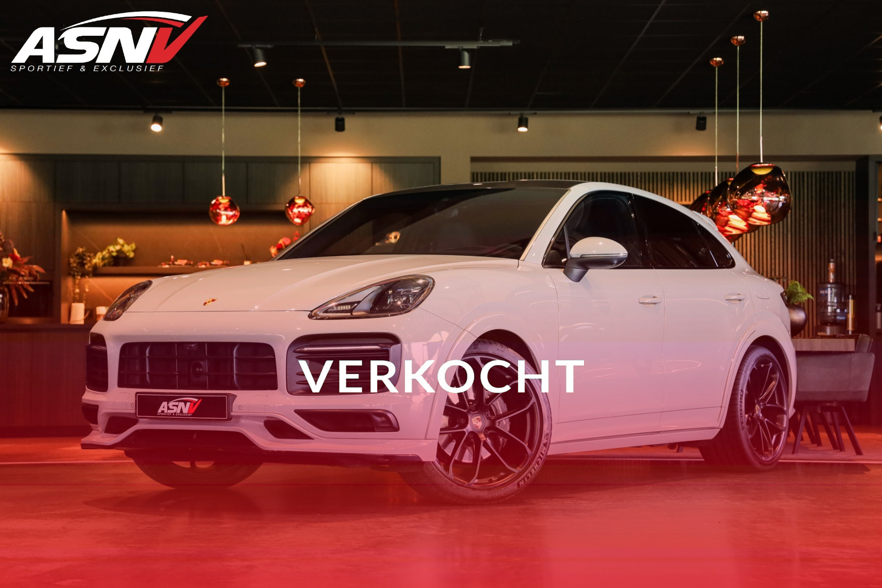 Porsche Cayenne E-hybrid 3.0 E-Hybrid, 462 PK, Techart/Front/Spoiler, Carbon/In/Ext., Head/Up, Adapt.Cruise/Control, 22'' GT/Desgin!! 2019 - voorkant