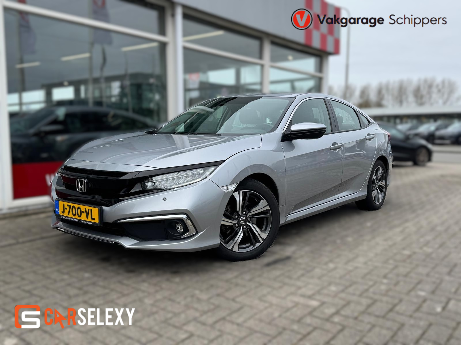 Honda Civic 1.5 i-VTEC Turbo Elegance |Automaat|Stoelverw|180 pk!| 2020 - voorkant
