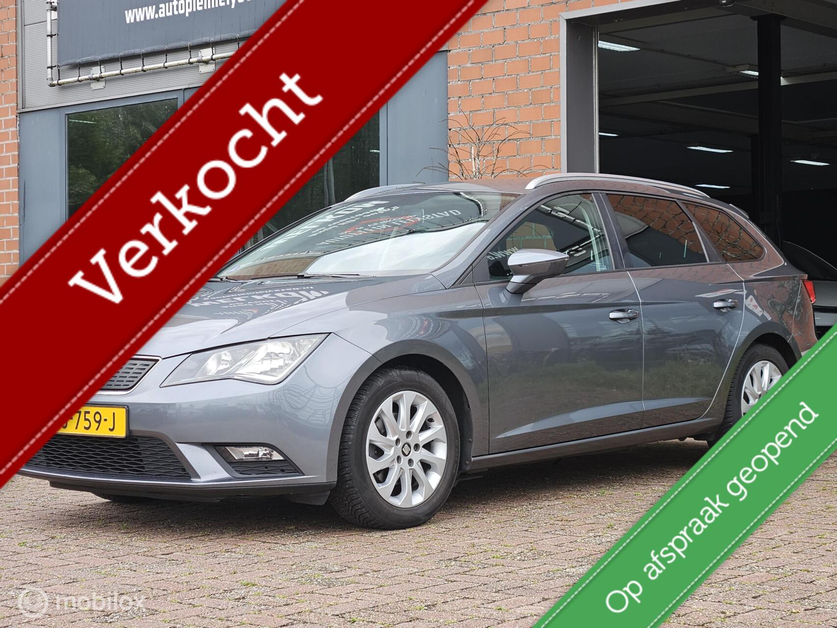 Seat Leon ST 1.0 EcoTSI Style CARPLAY CLIMA NAVI 2E EIGENAAR 2016 - voorkant
