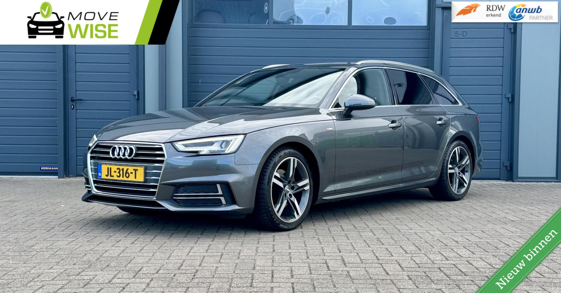 Audi A4 Avant 1.4 TFSI Sport Pro Line | S LINE | 150.000 km NAP |  AUTOMAAT | Trekhaak Afnb. | NL Auto | LED Matrix | 2016 - voorkant