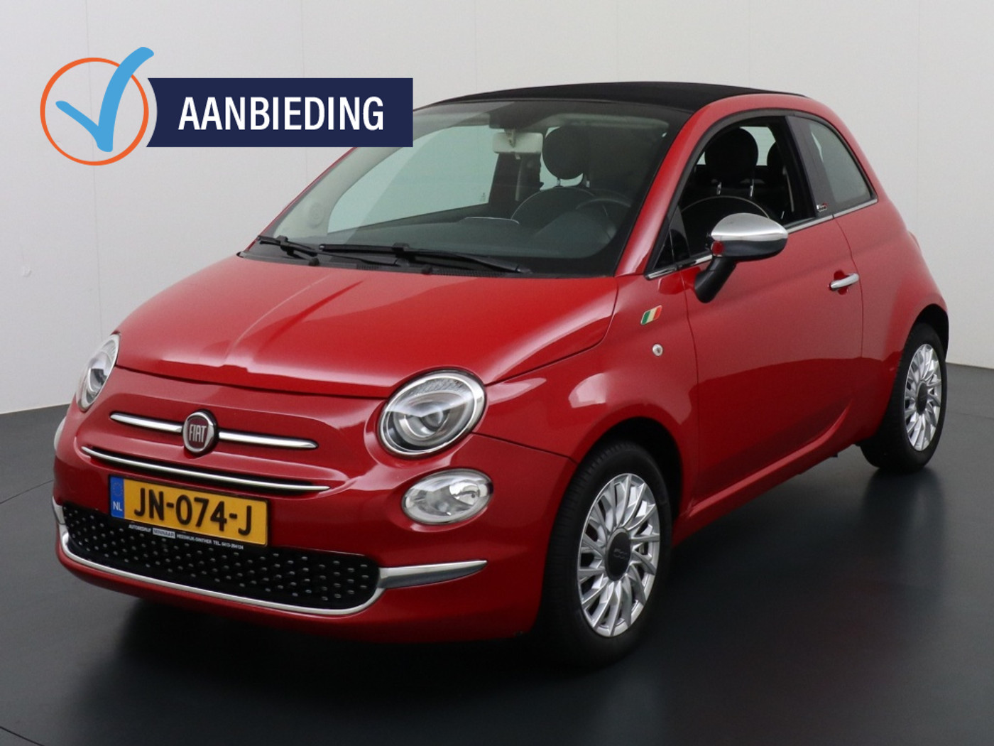 Fiat 500 C 0.9 TwinAir Turbo Lounge 2016 - voorkant