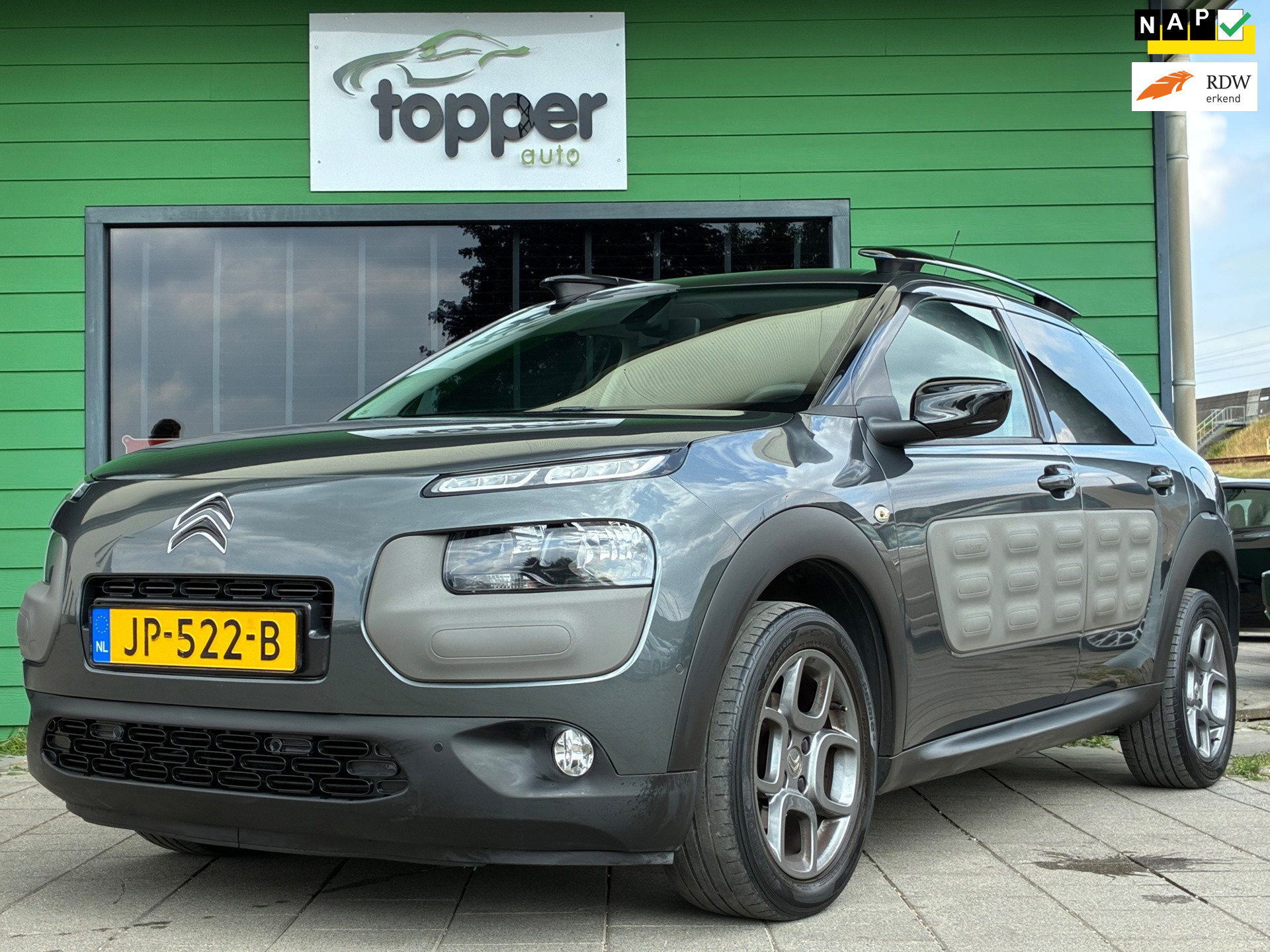 Citroen C4 Cactus 1.2 PureTech Business Plus|2e Eigenaar|D-riem v.v.|Navigatie|Panoramadak|Camera|Climatronic|CruiseControl| 2016 - voorkant
