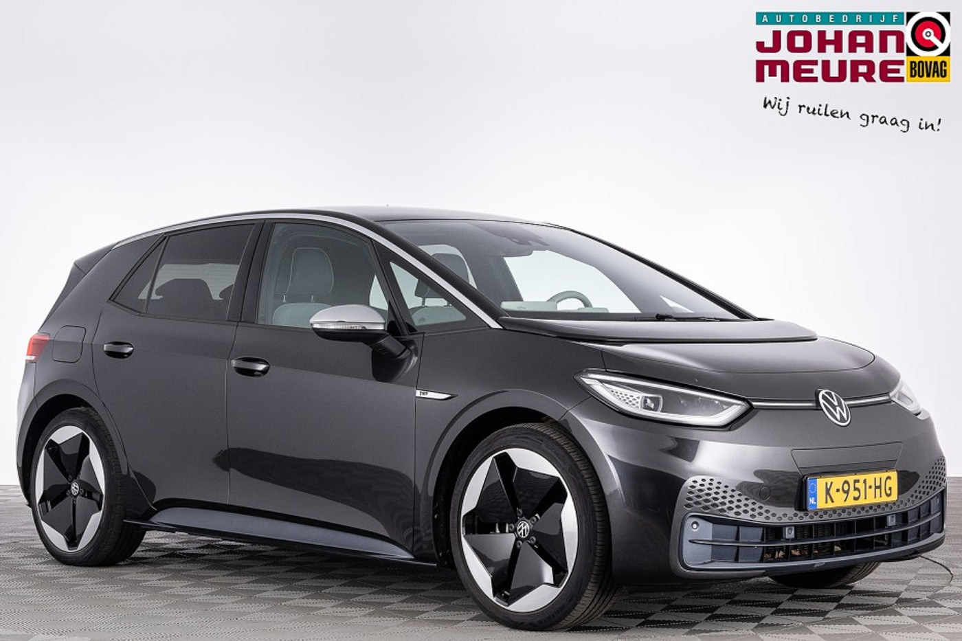 Volkswagen Id.3 Pro 150 KW First Plus 58 kWh | 20 Inch | WIT STUUR | NAVI | ECC . 2020 - voorkant