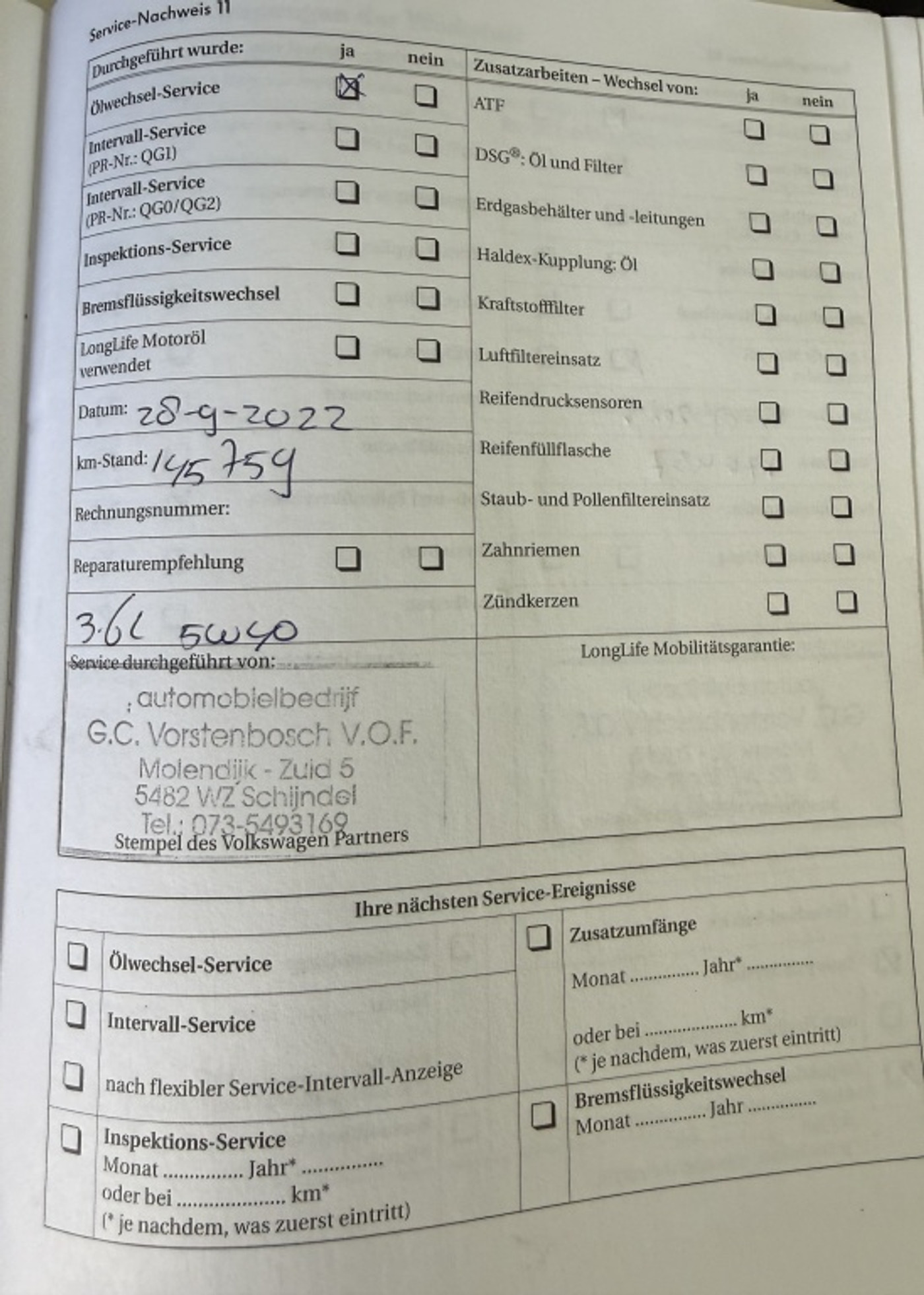 Foto van Volkswagen Golf Plus