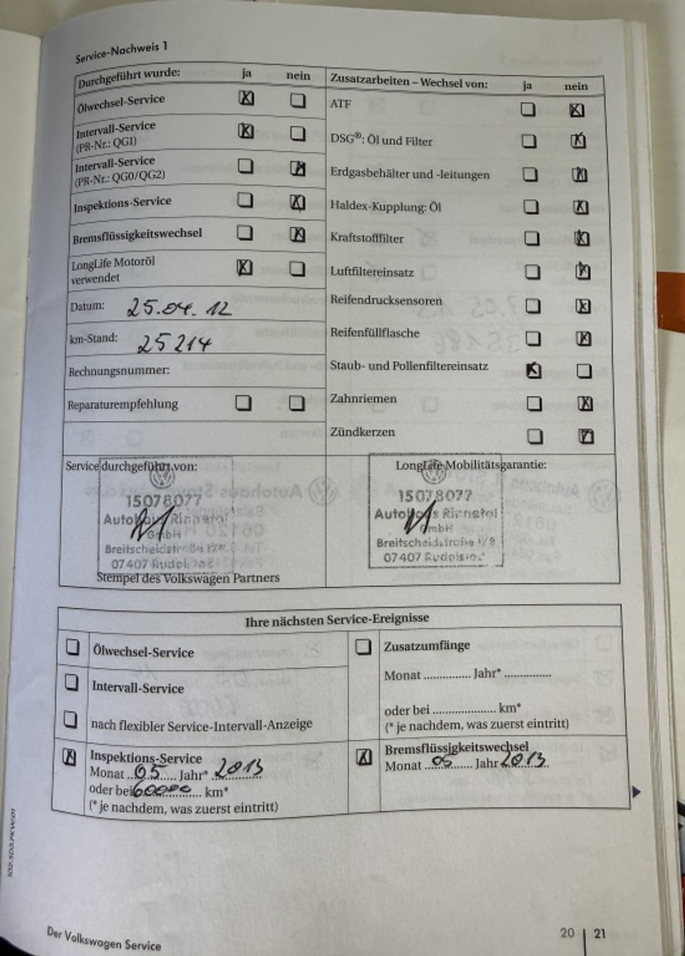 Foto van Volkswagen Golf Plus