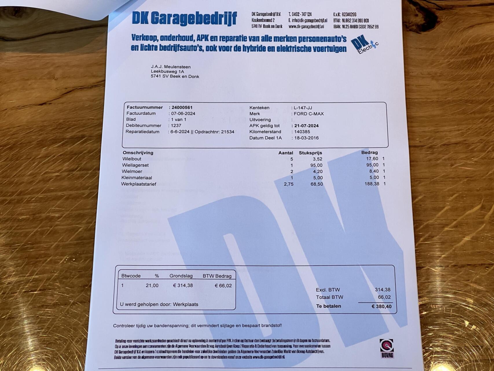 Foto van Ford C-max