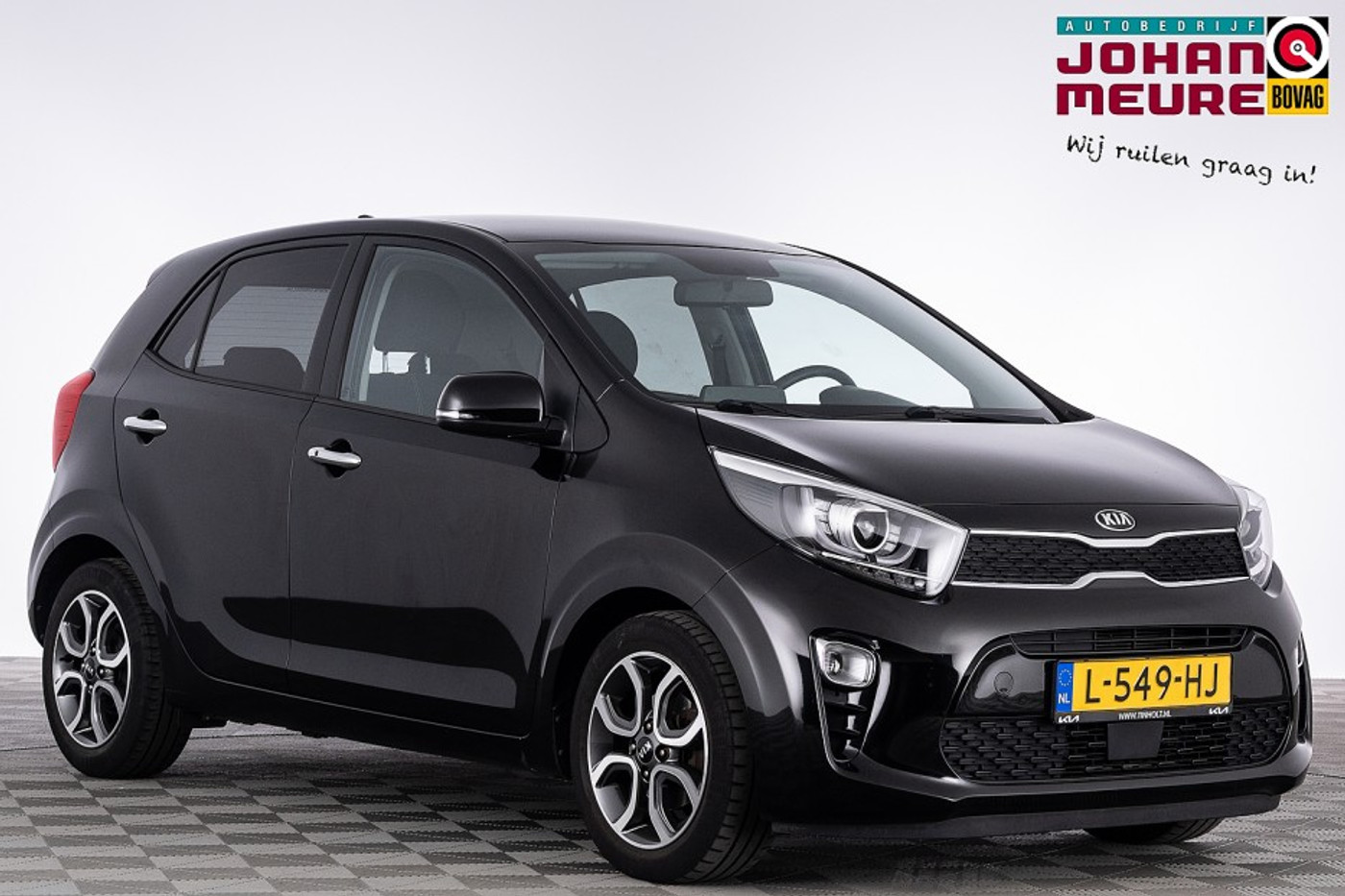 Kia Picanto 1.0 DPi DynamicPlusLine | ECC | NAVI | VELGEN 2021 - voorkant