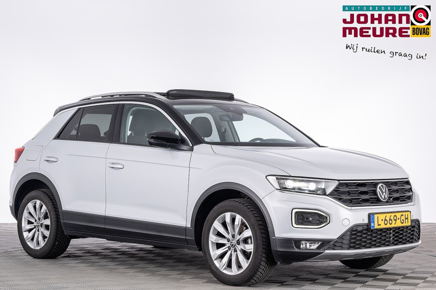 Volkswagen T-roc 1.0 TSI Style Business | PANORAMADAK ✅ 1e Eigenaar 2021 - voorkant