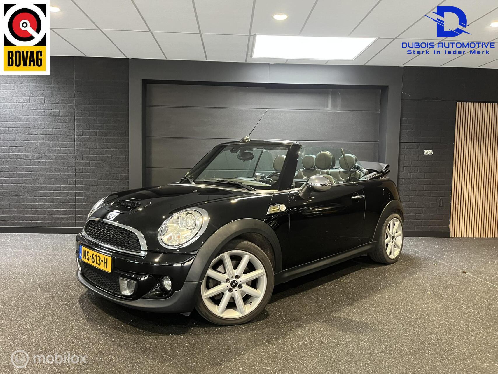 Mini Cooper S Cabrio 1.6 Cooper S Chili|LUXE|H&K|Lederen bekleding 2012 - voorkant