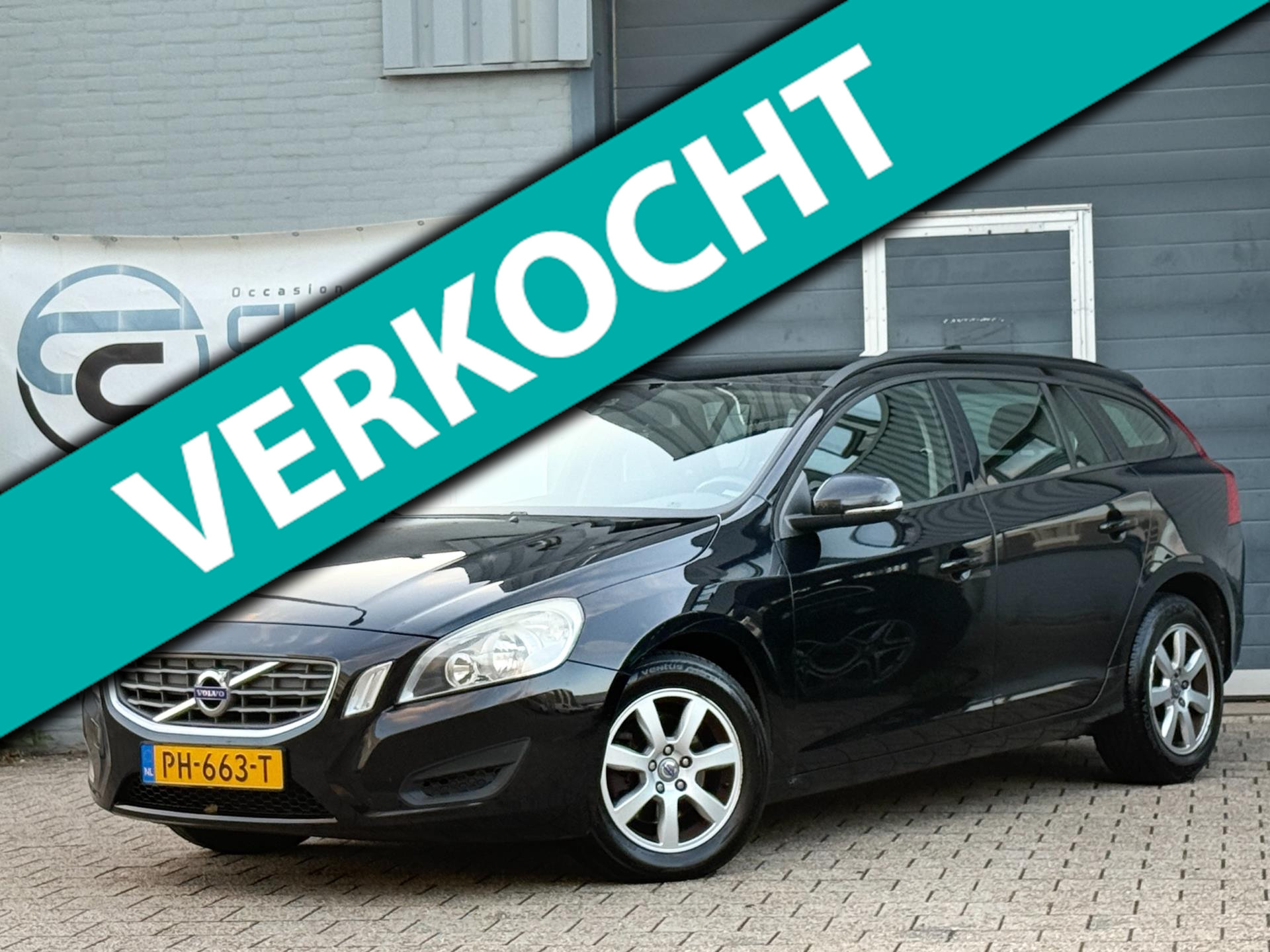 Volvo V60 1.6 D2|AIRCO|CRUISE|COMPLETE HISTORIE|GOEDESTAAT! 2012 - voorkant