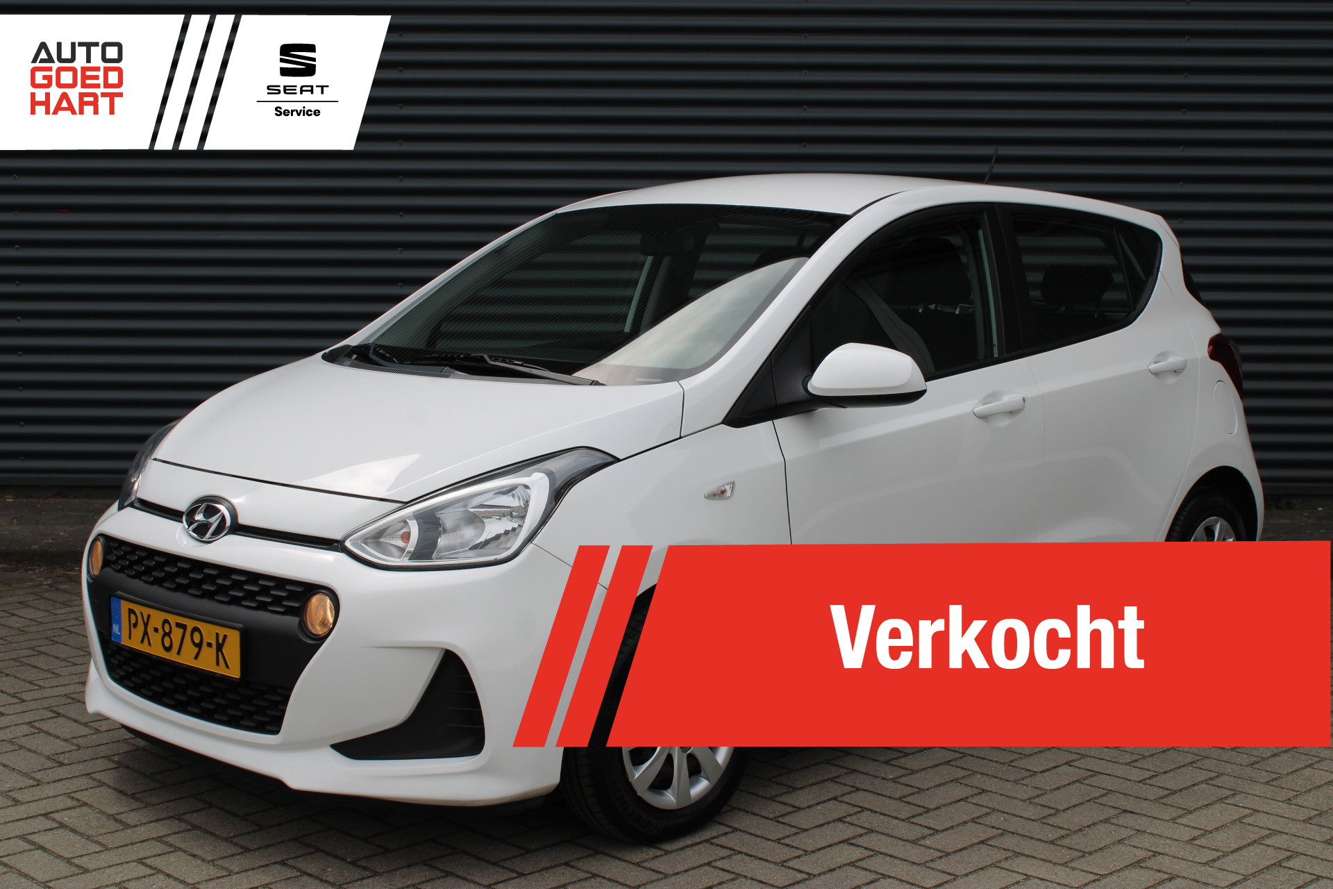 Hyundai I10 1.0i Comfort CarPlay Cruise Airco 2017 - voorkant