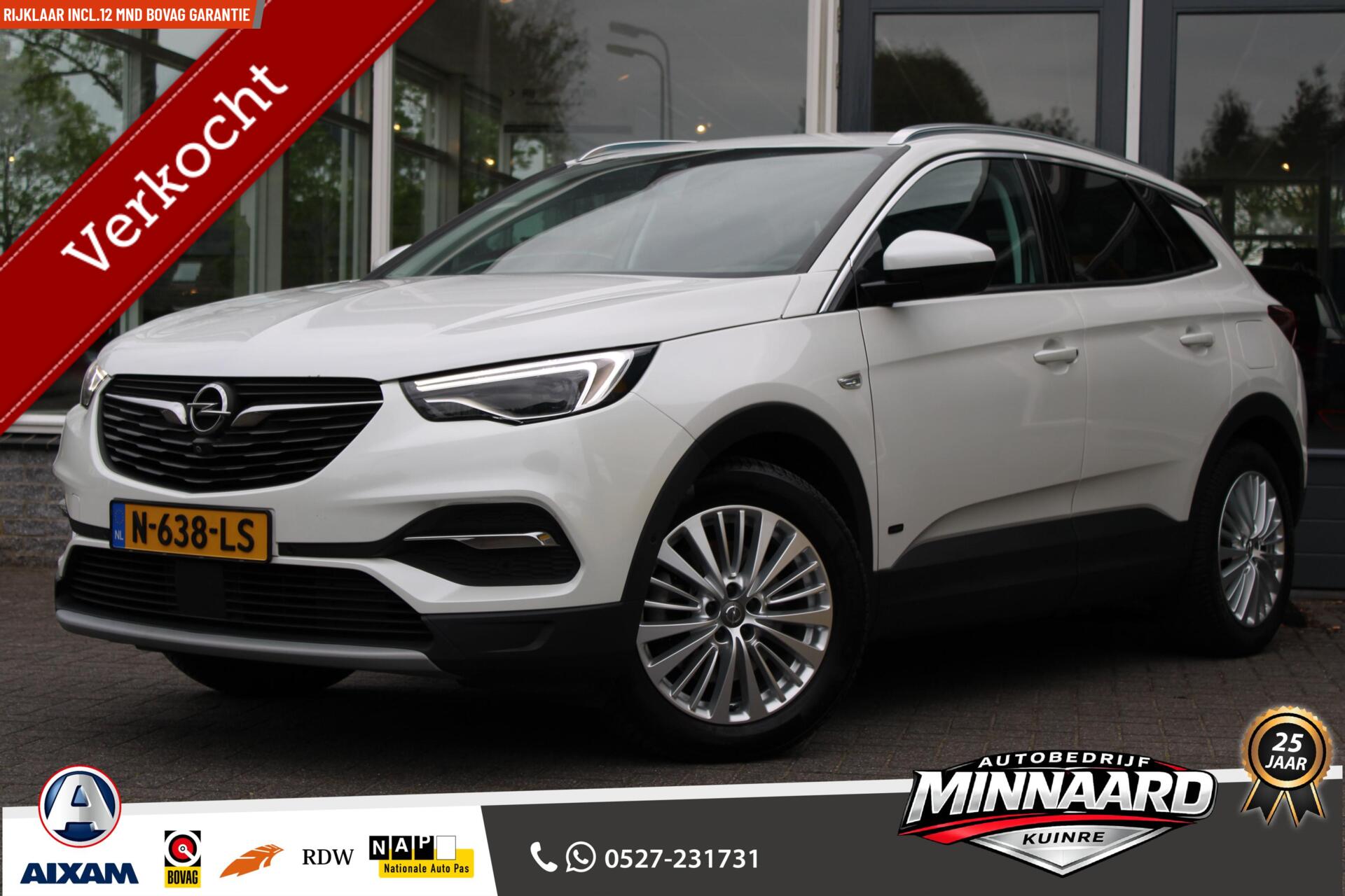 Opel Grandland X 1.6 Turbo Hybrid Business Executive 2020 - voorkant