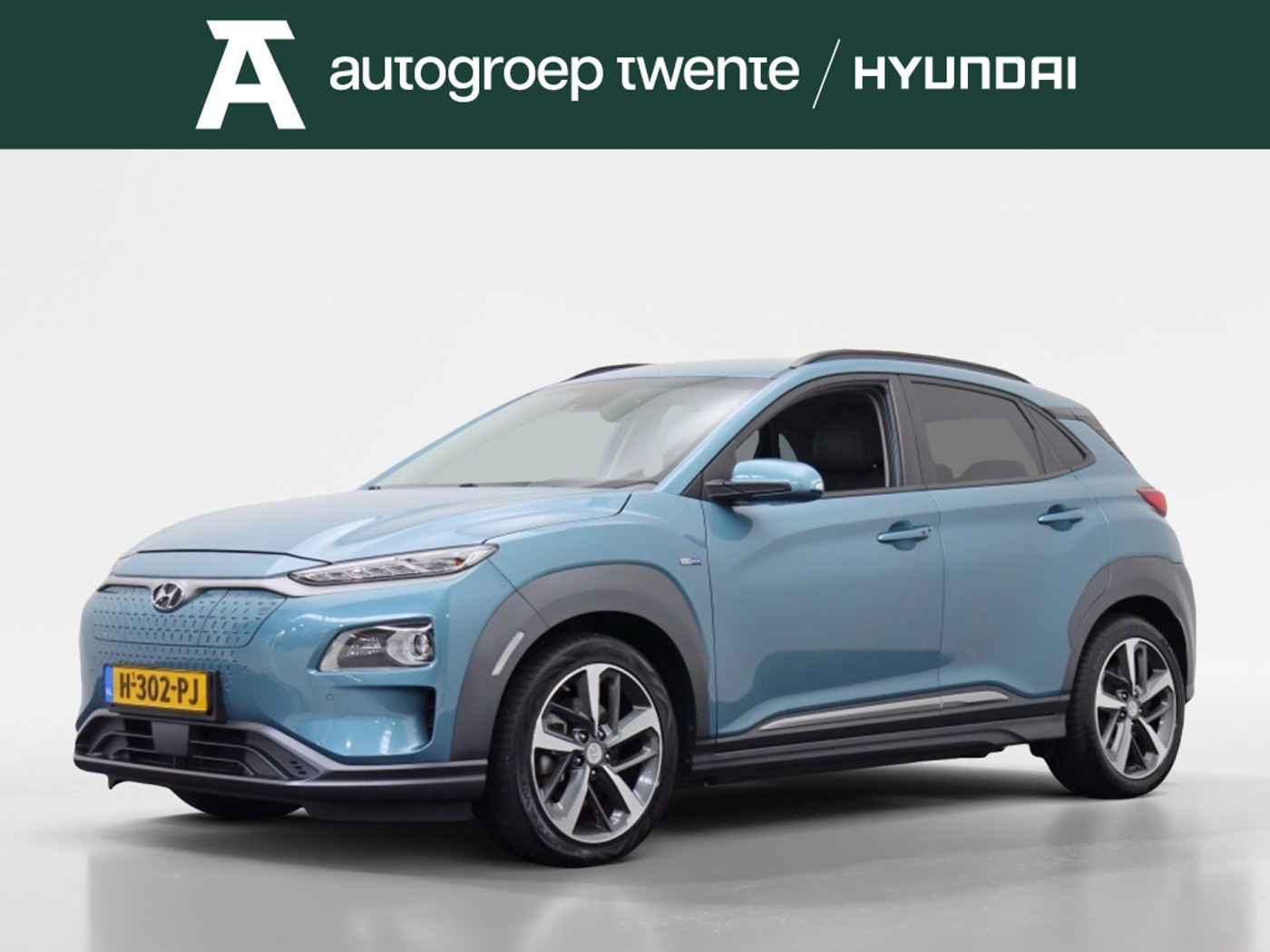 Hyundai Kona EV Premium 64 kWh | Trekhaak | 18" | SOH 92,1% 2020 - voorkant