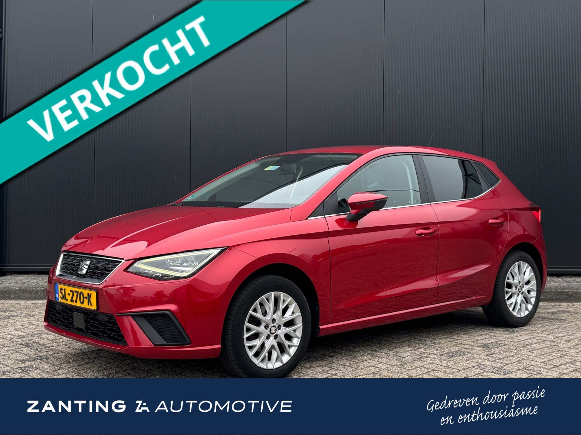 Seat Ibiza 1.0 TSI Style Business Intense | Camera | Beats | Adapt. Cruise | Stoelverw | 100% Dealer oh | Keyless start | Trekhaak 2018 - voorkant